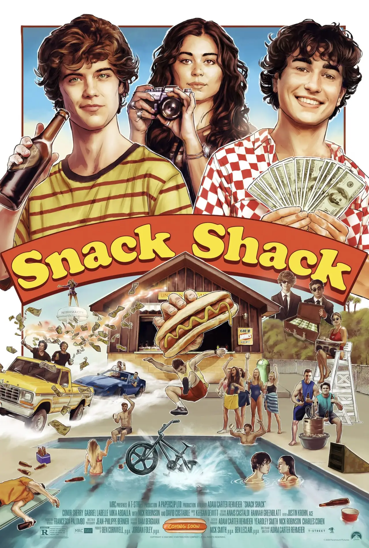 Plakat filmowy "Budka z przekąskami"