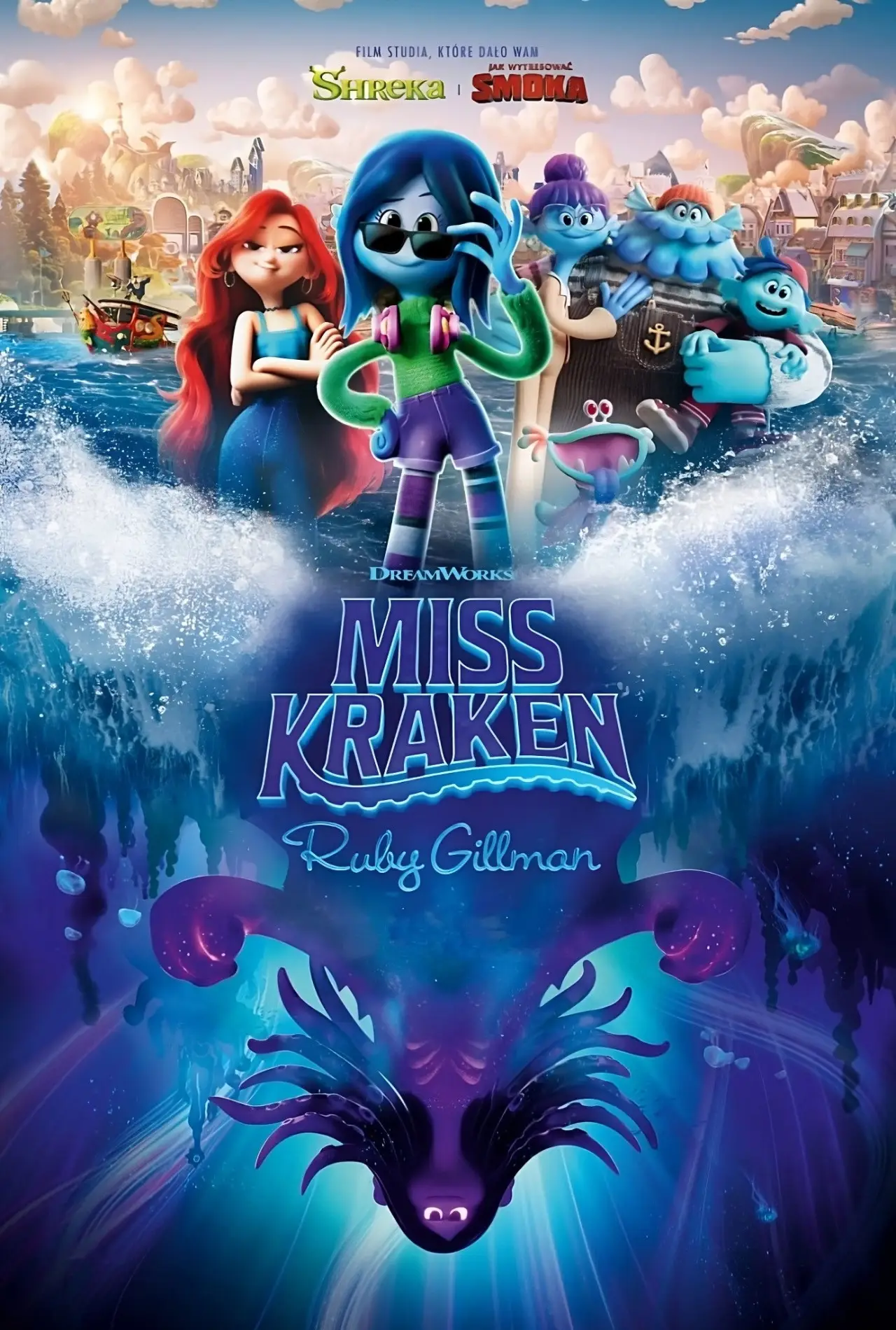 Plakat filmowy "Miss Kraken. Ruby Gillman"