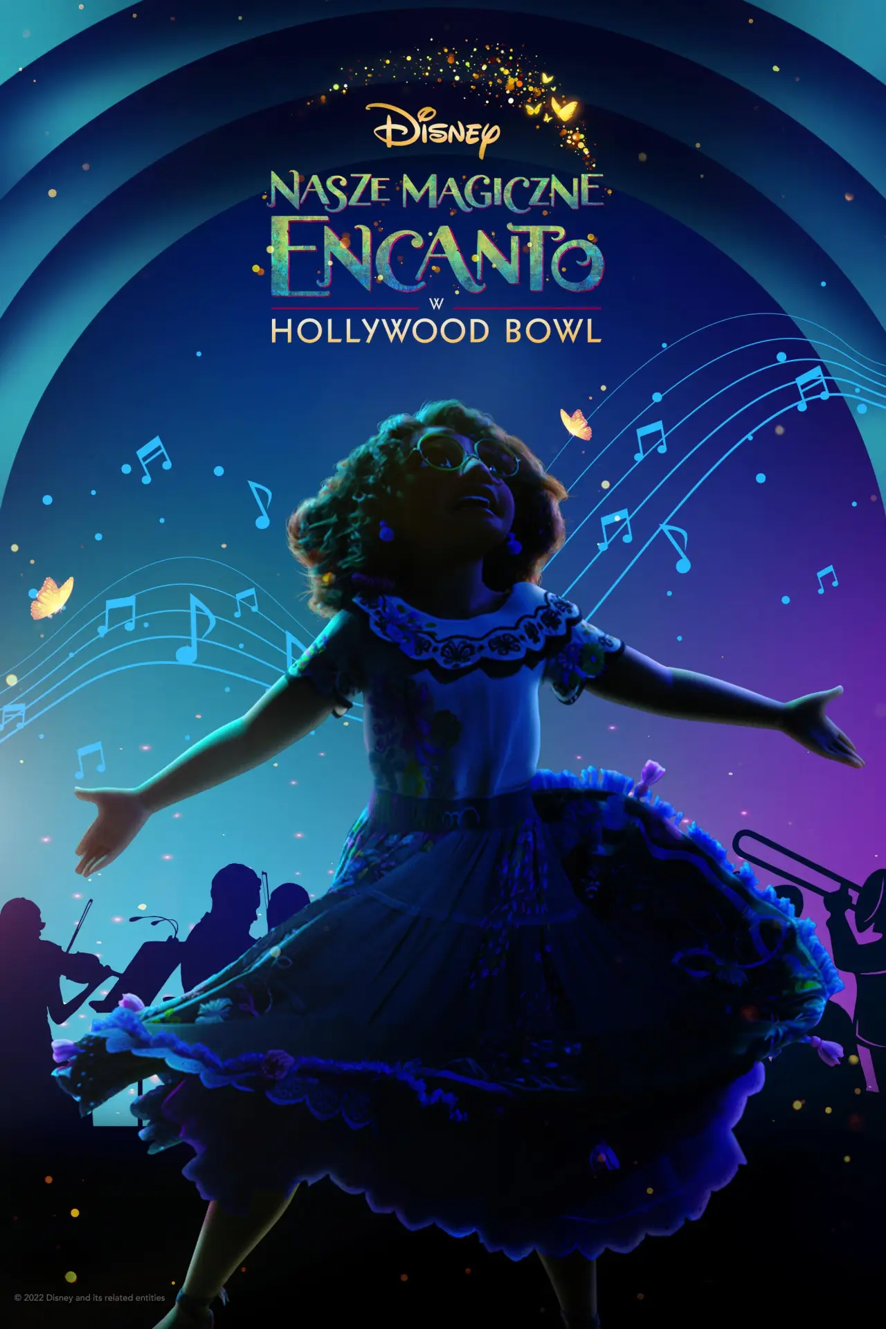 Plakat filmowy "Nasze magiczne Encanto w Hollywood Bowl"