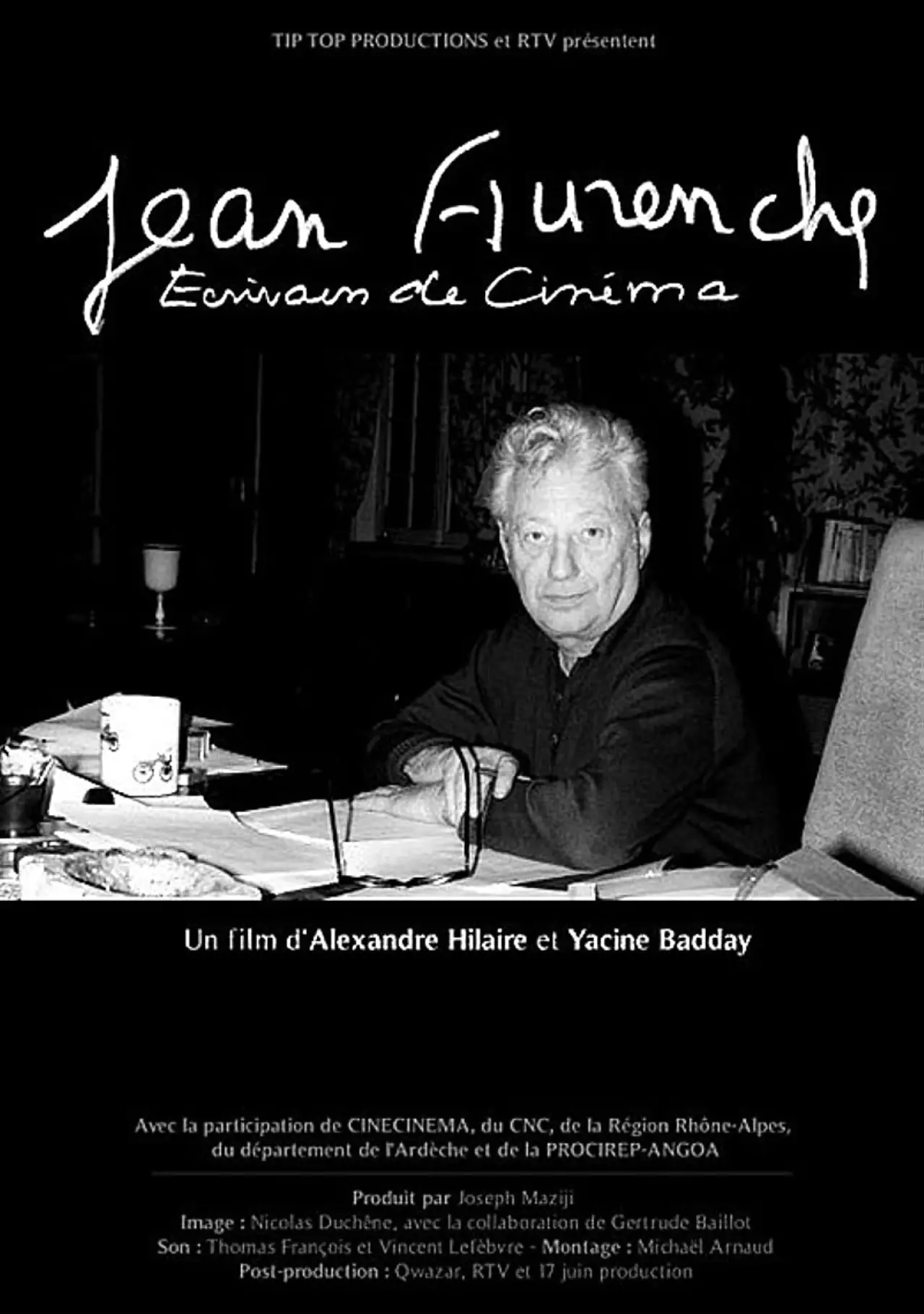 Plakat filmowy "Jean Aurenche, écrivain de cinéma"