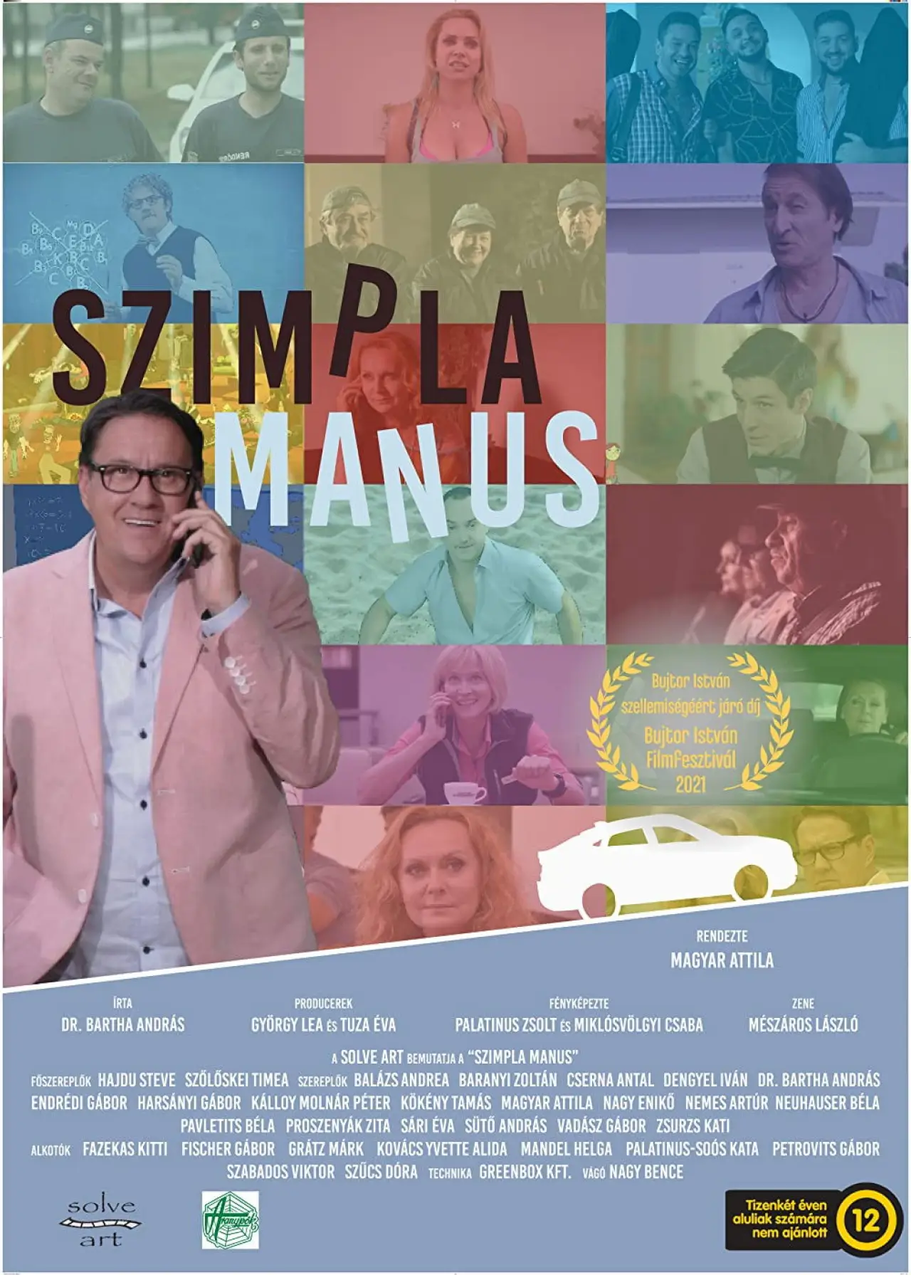 Plakat filmowy "Szimpla manus"