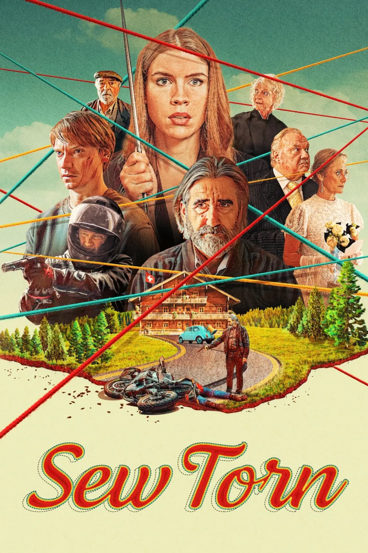 Plakat filmowy "Sew Torn"