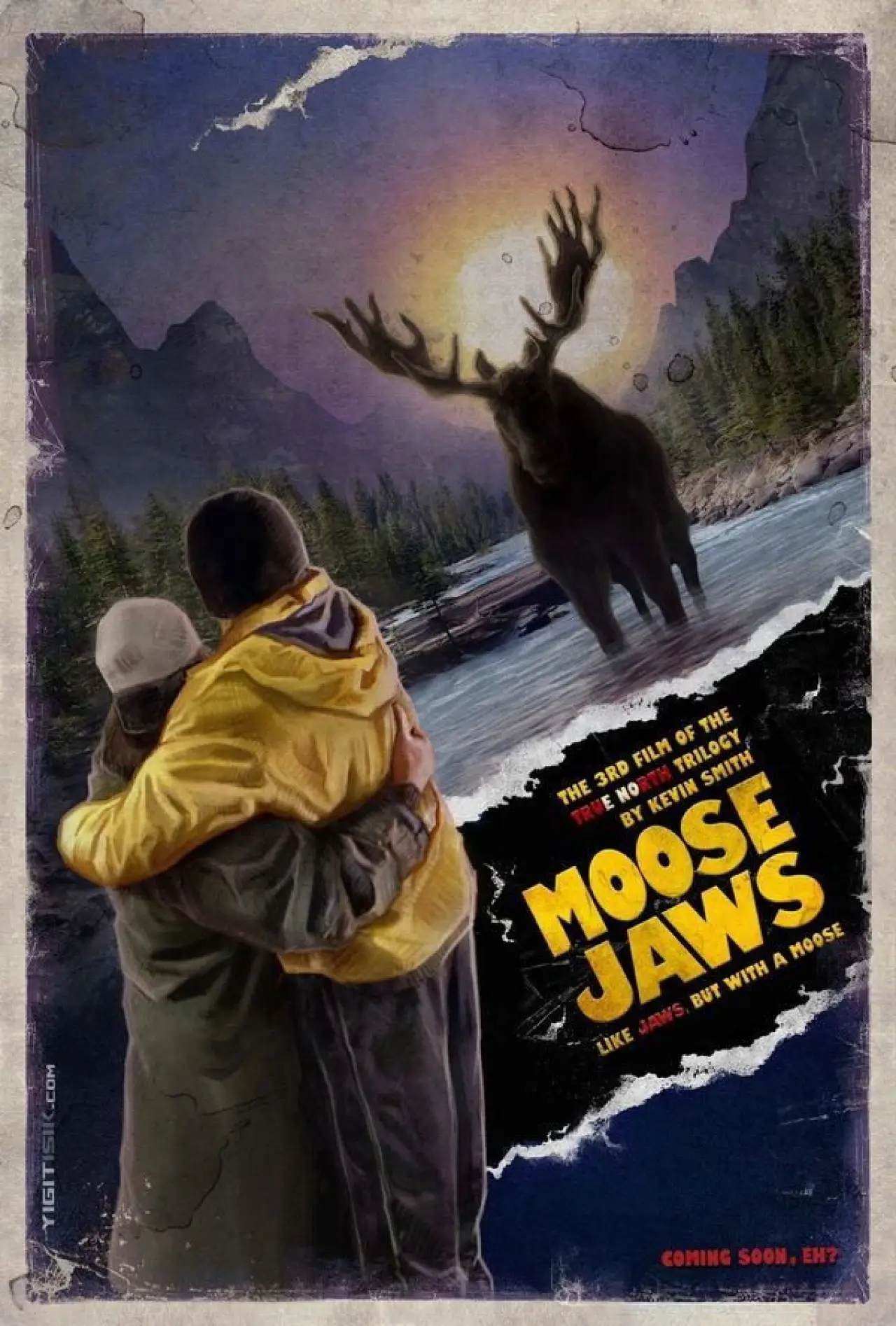 Plakat filmowy "Moose Jaws"