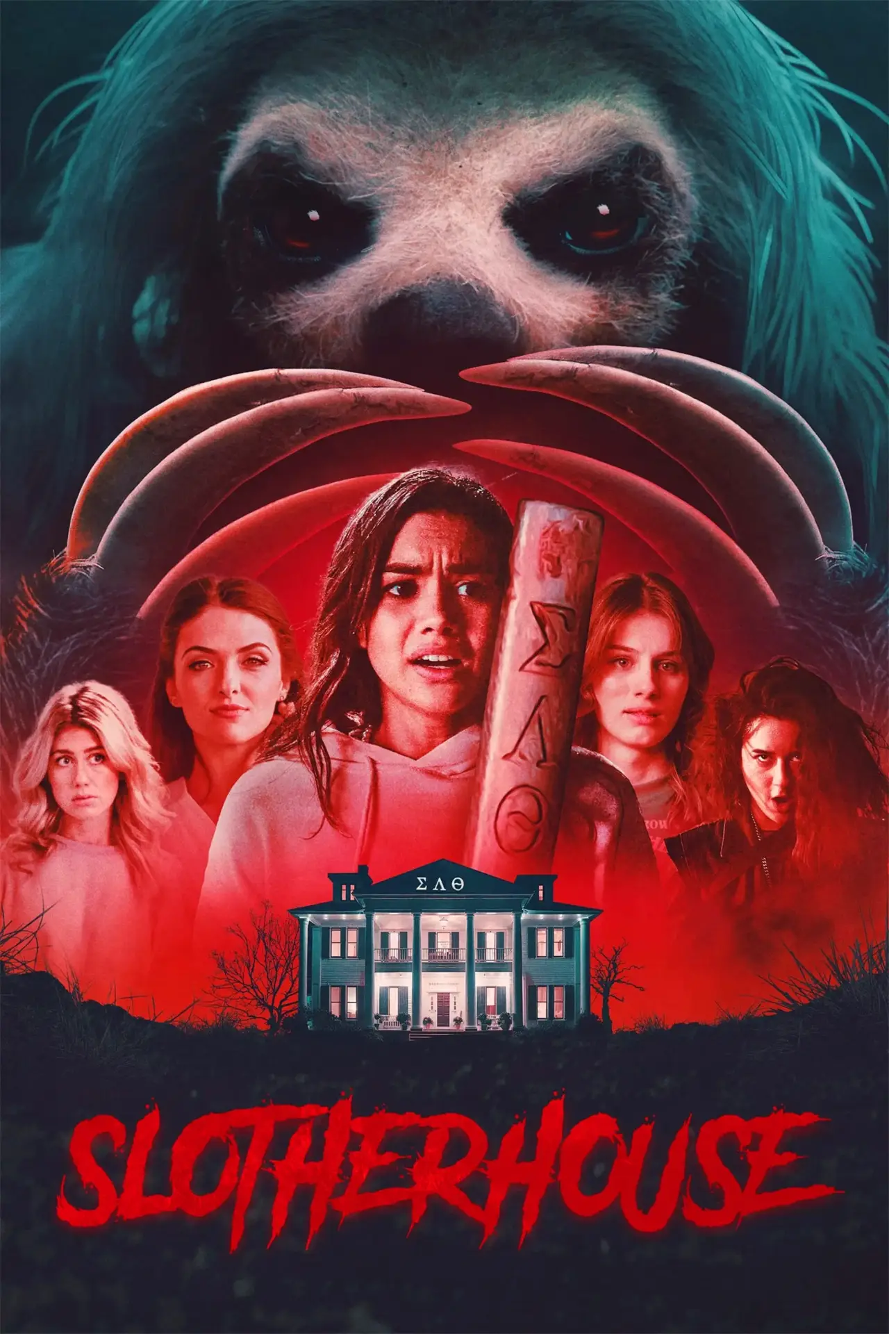 Plakat filmowy "Slotherhouse: Leniwa śmierć"