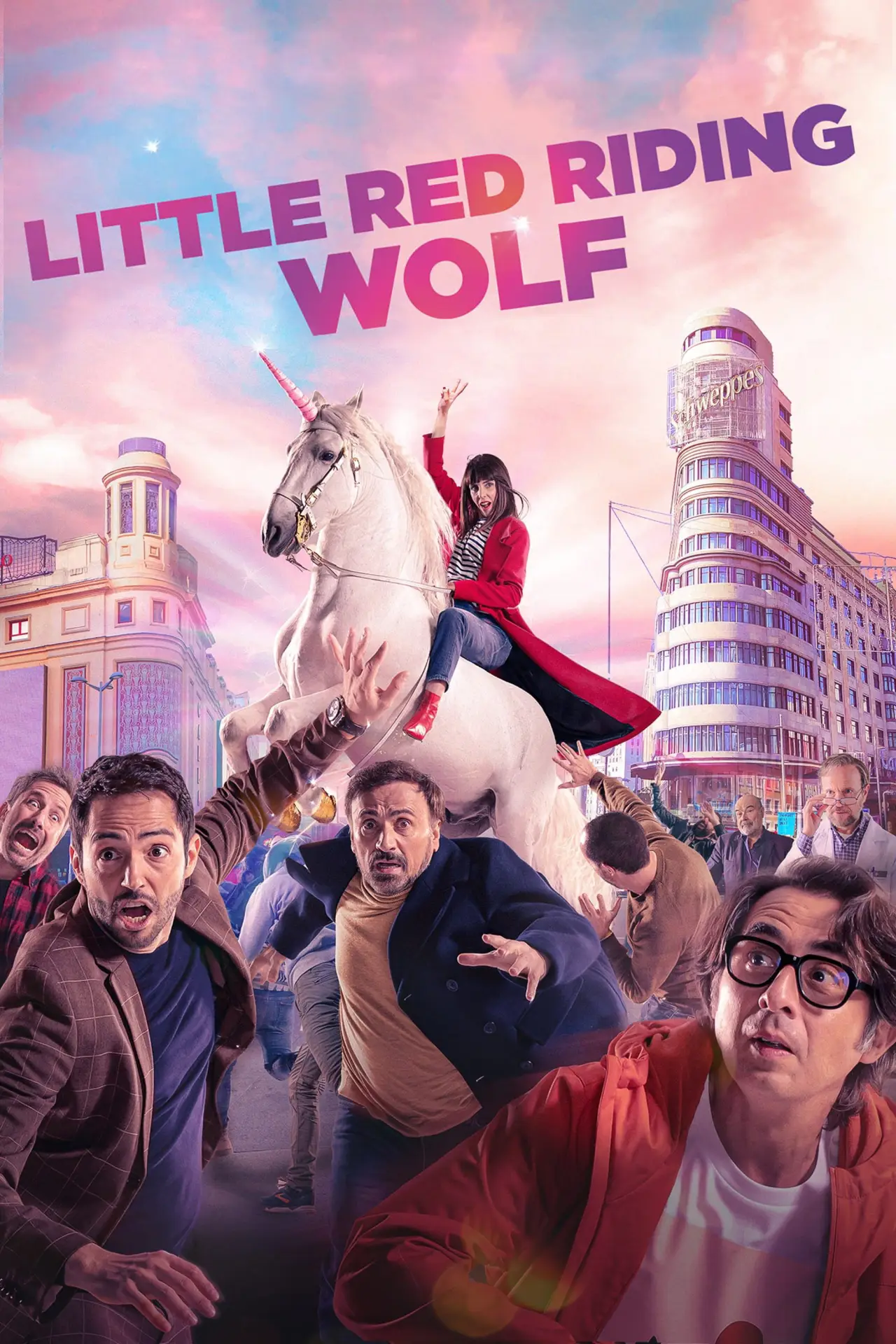 Plakat filmowy "De Caperucita a loba"