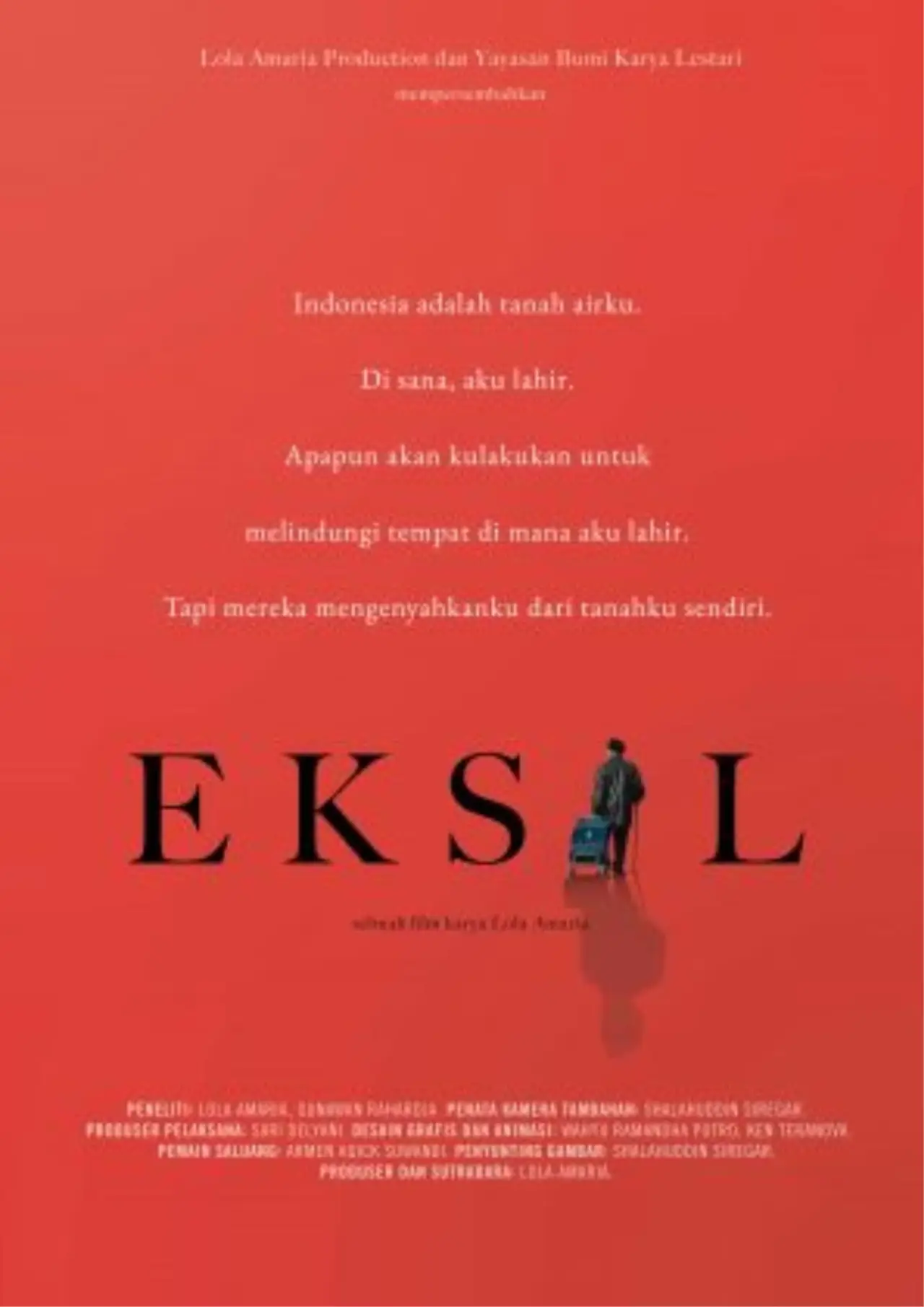 Plakat filmowy "Eksil"