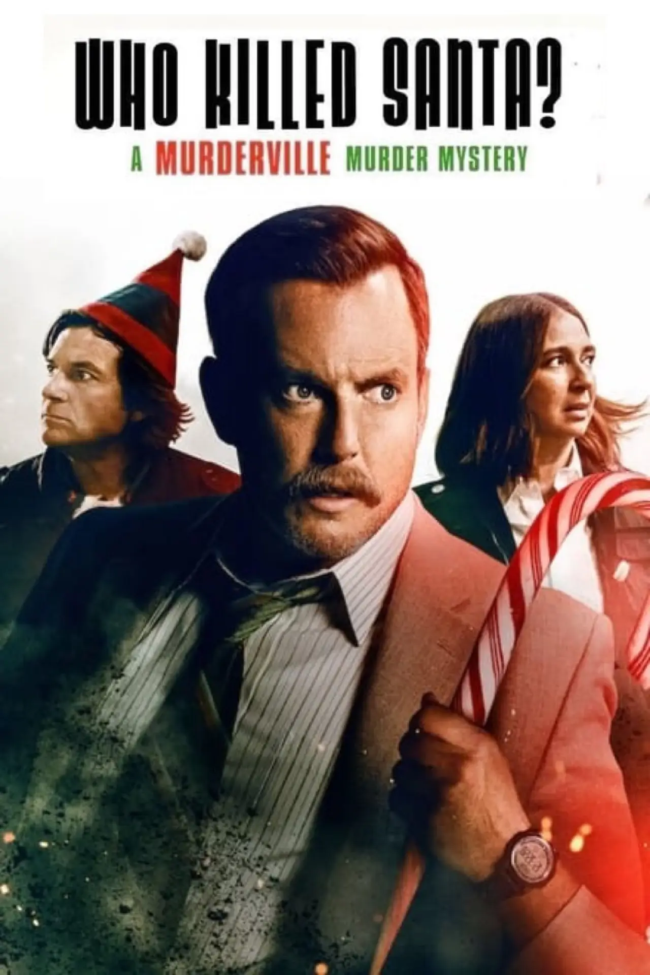 Plakat filmowy "Murderville: Kto zabił Mikołaja"