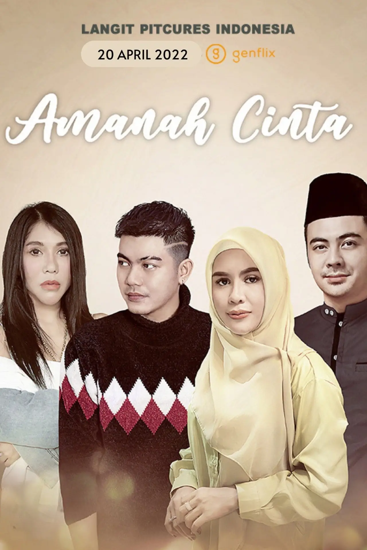 Plakat filmowy "Amanah Cinta"
