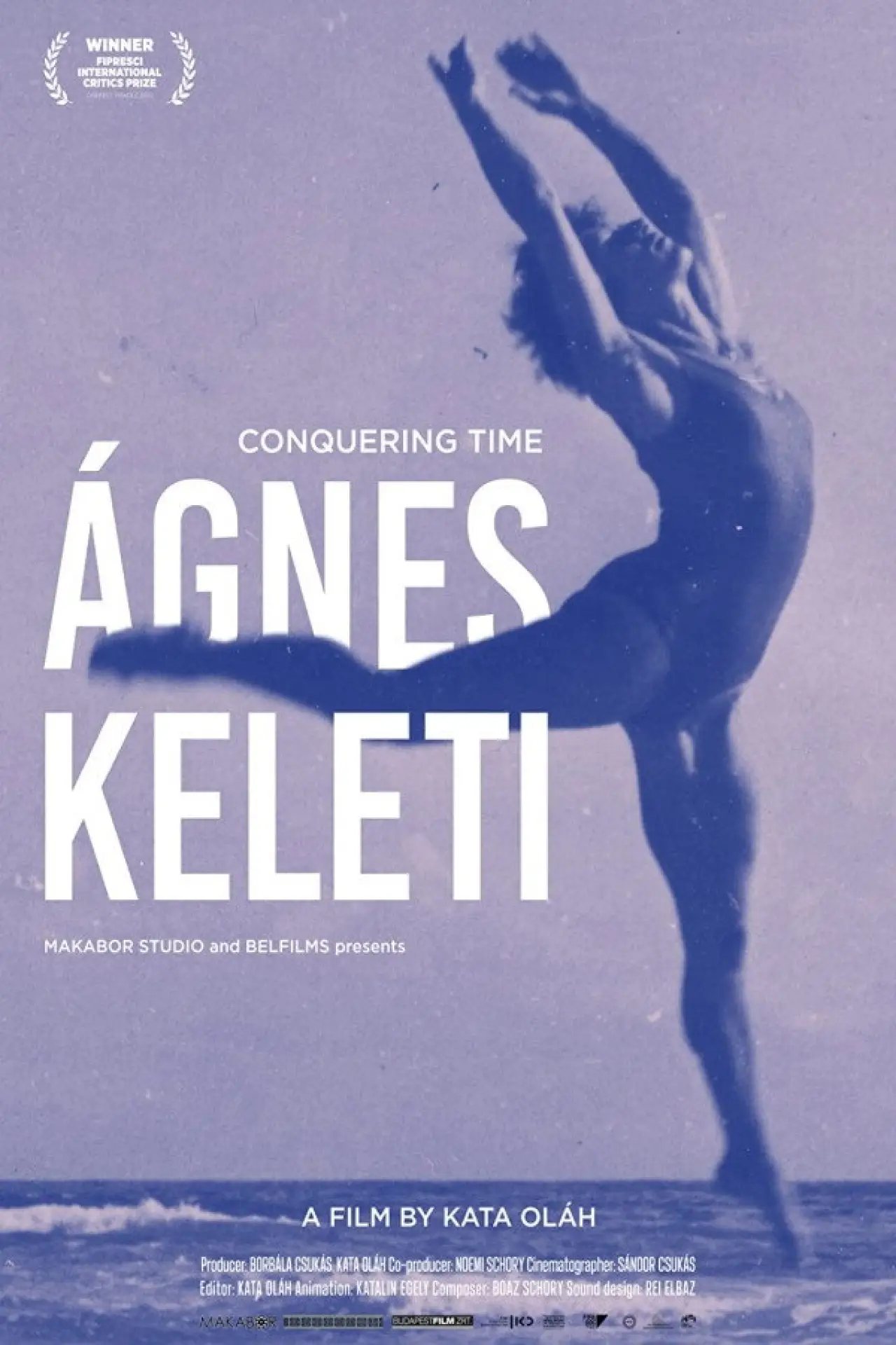 Plakat filmowy "Aki legyőzte az időt - Keleti Ágnes"