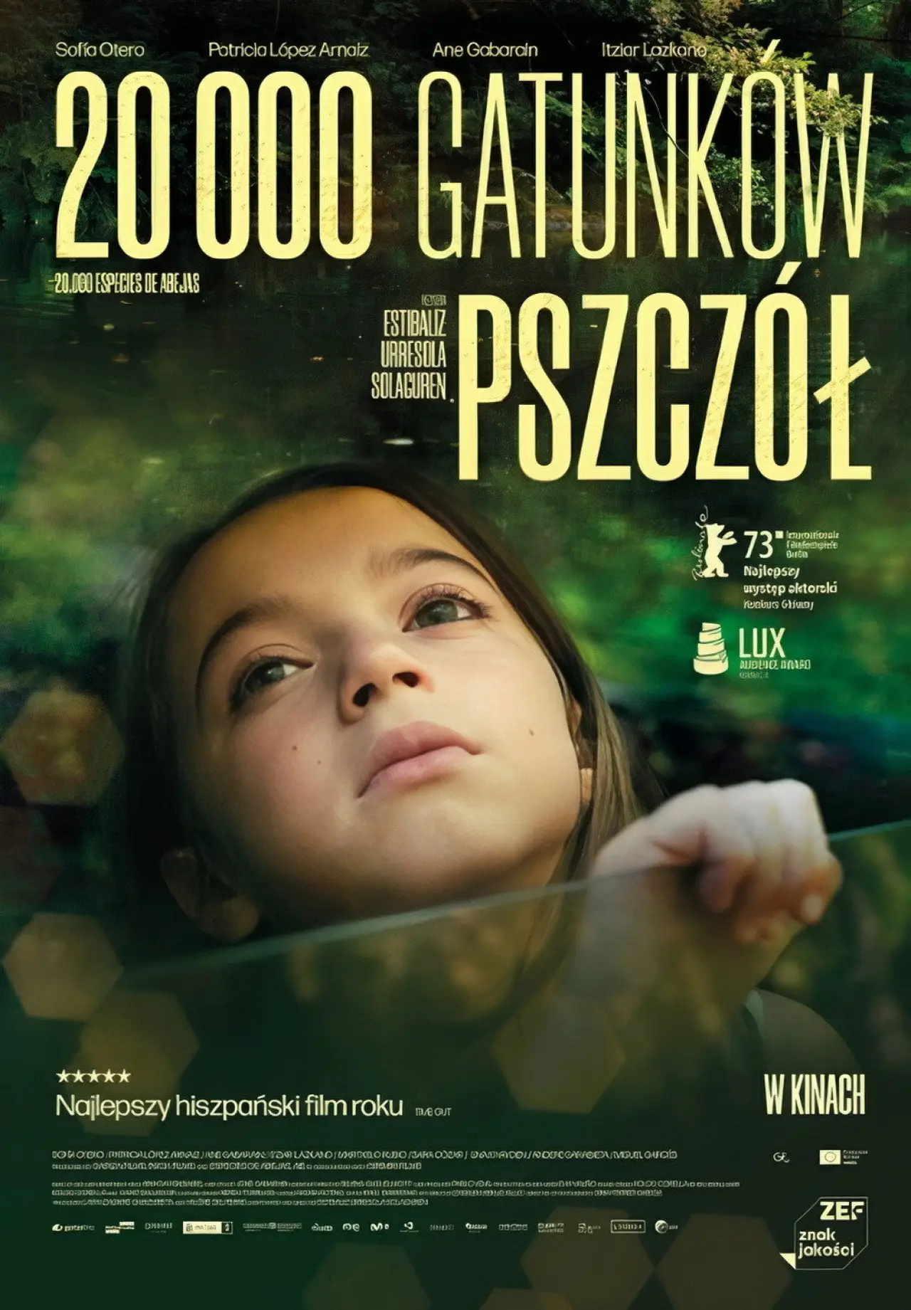 Plakat filmowy "20 000 gatunków pszczół"