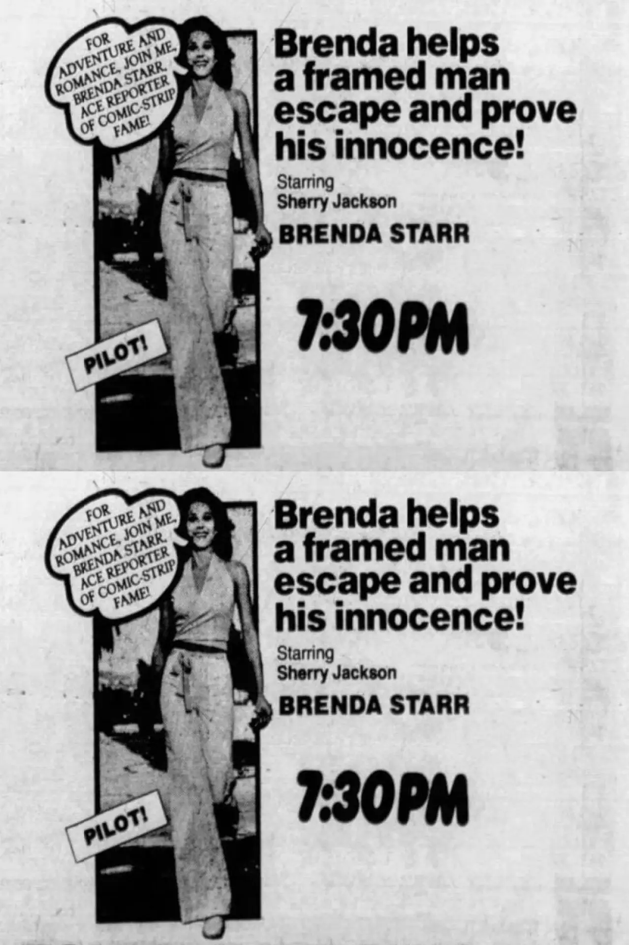 Plakat filmowy "Brenda Starr, Reporter"