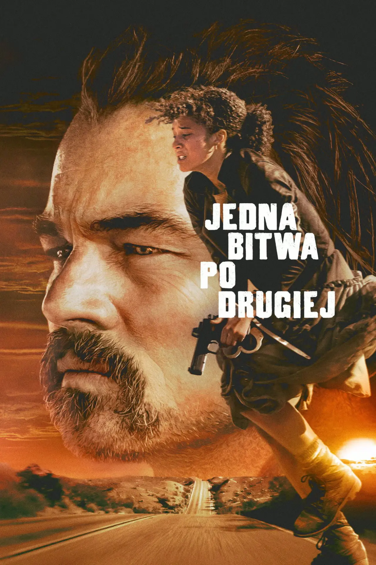 Plakat filmowy "Jedna bitwa po drugiej"