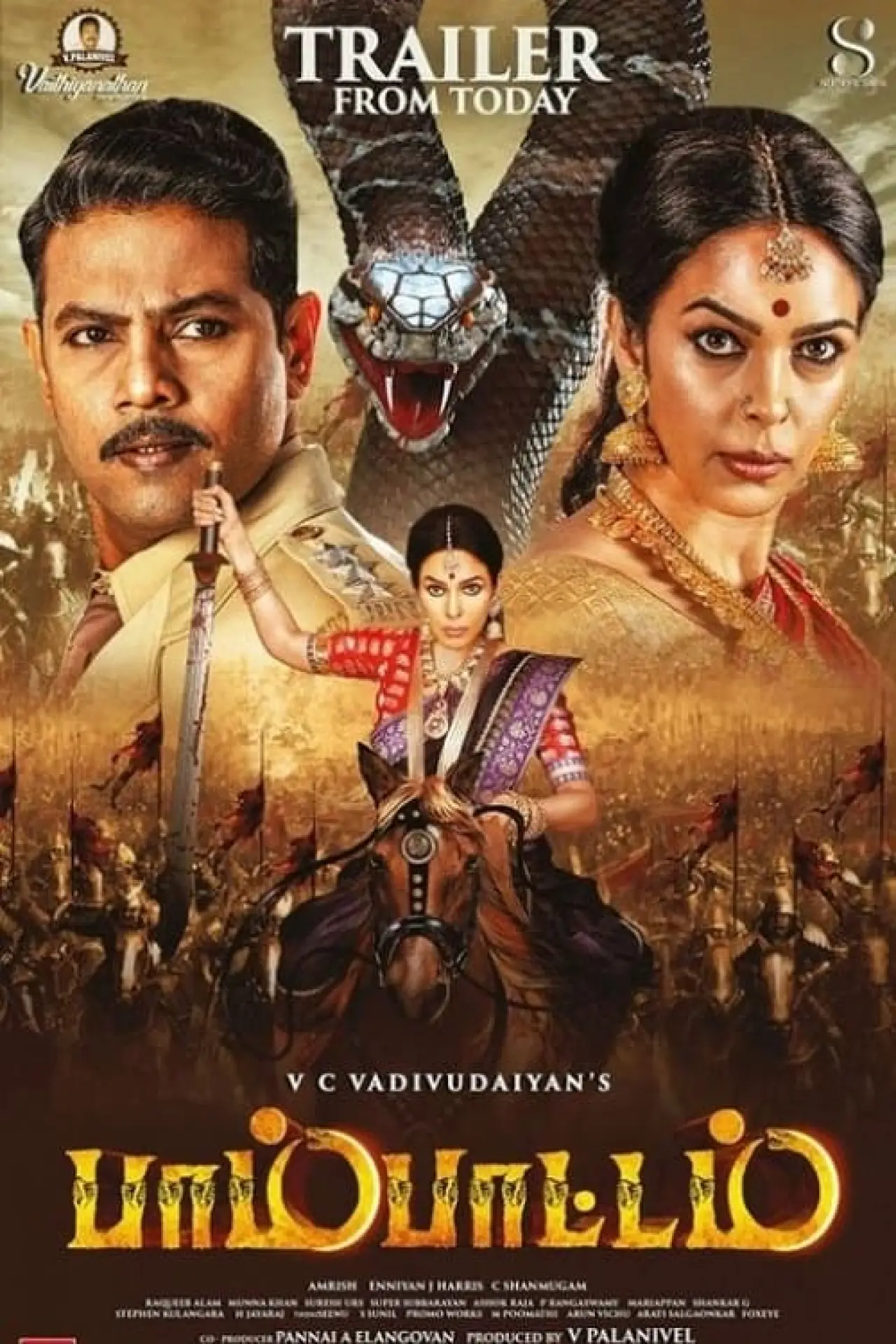 Plakat filmowy "Pambattam"