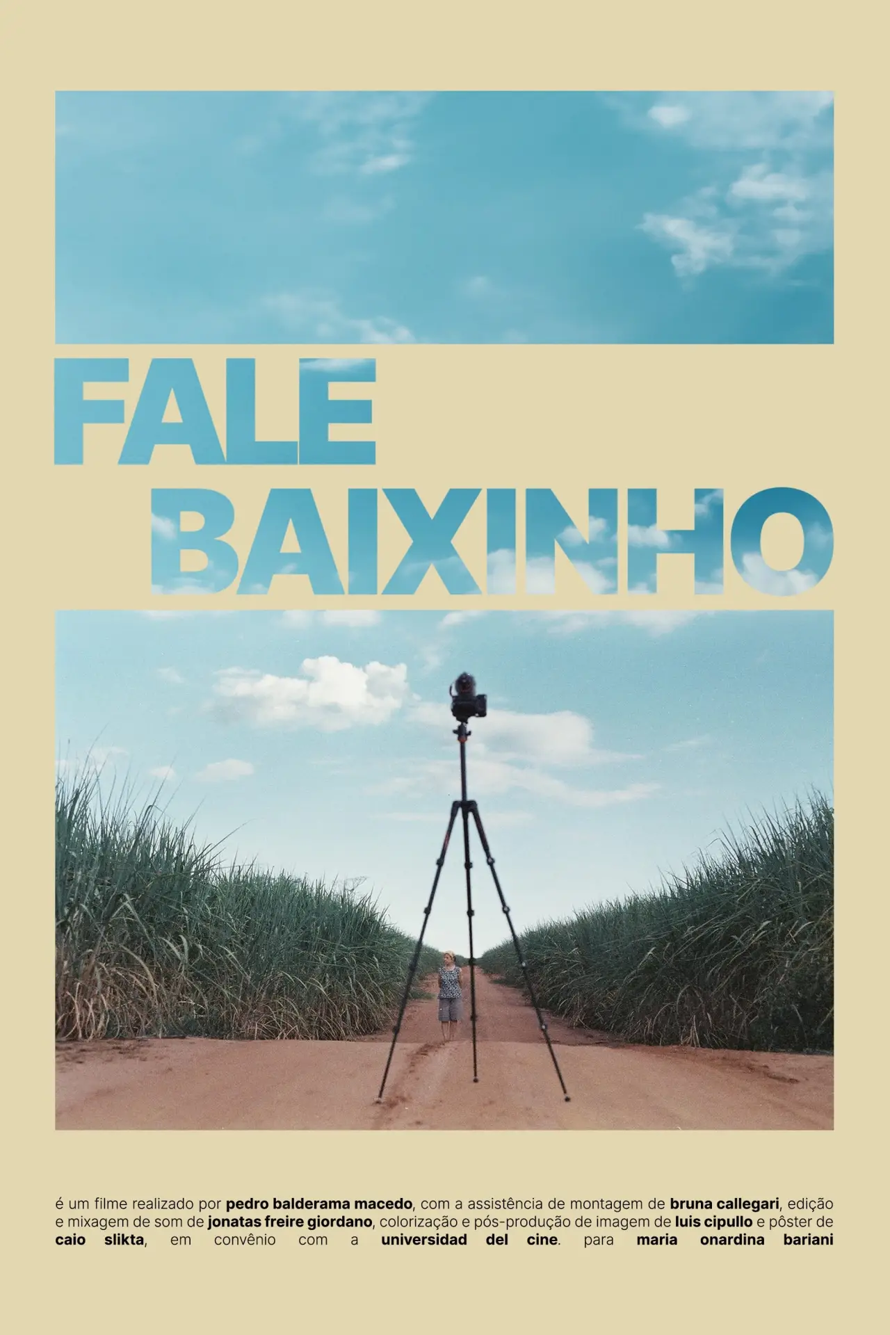 Plakat filmowy "Fale Baixinho"