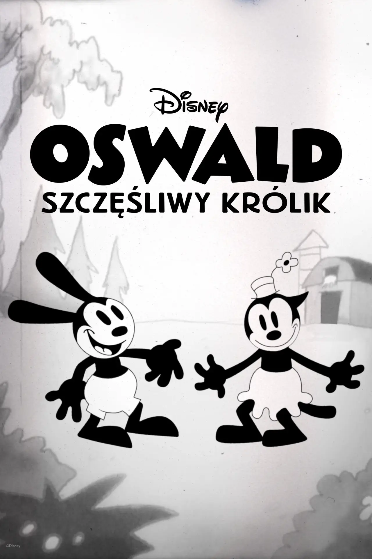 Plakat filmowy "Oswald, Szczęśliwy Królik"