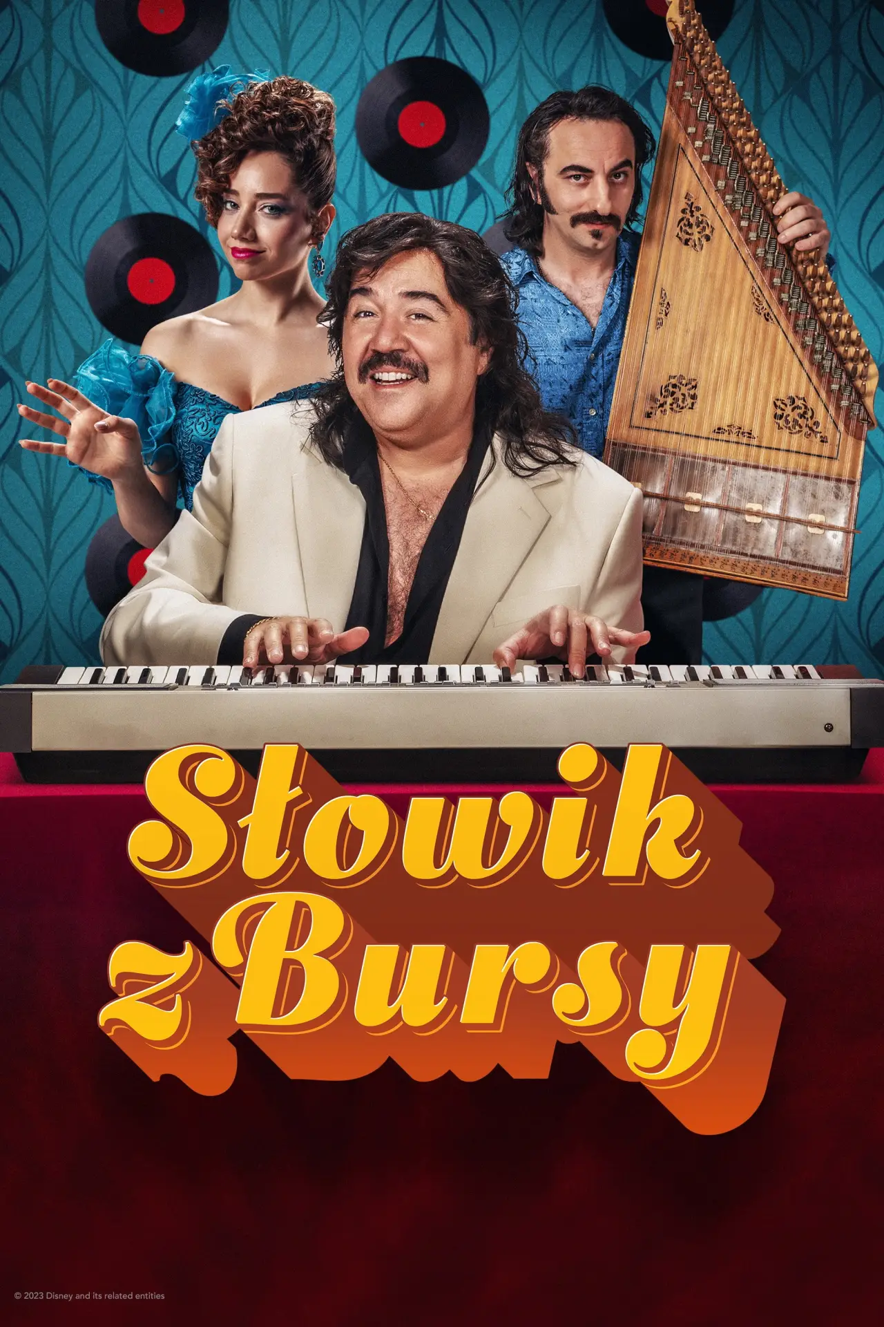 Plakat filmowy "Słowik z Bursy"