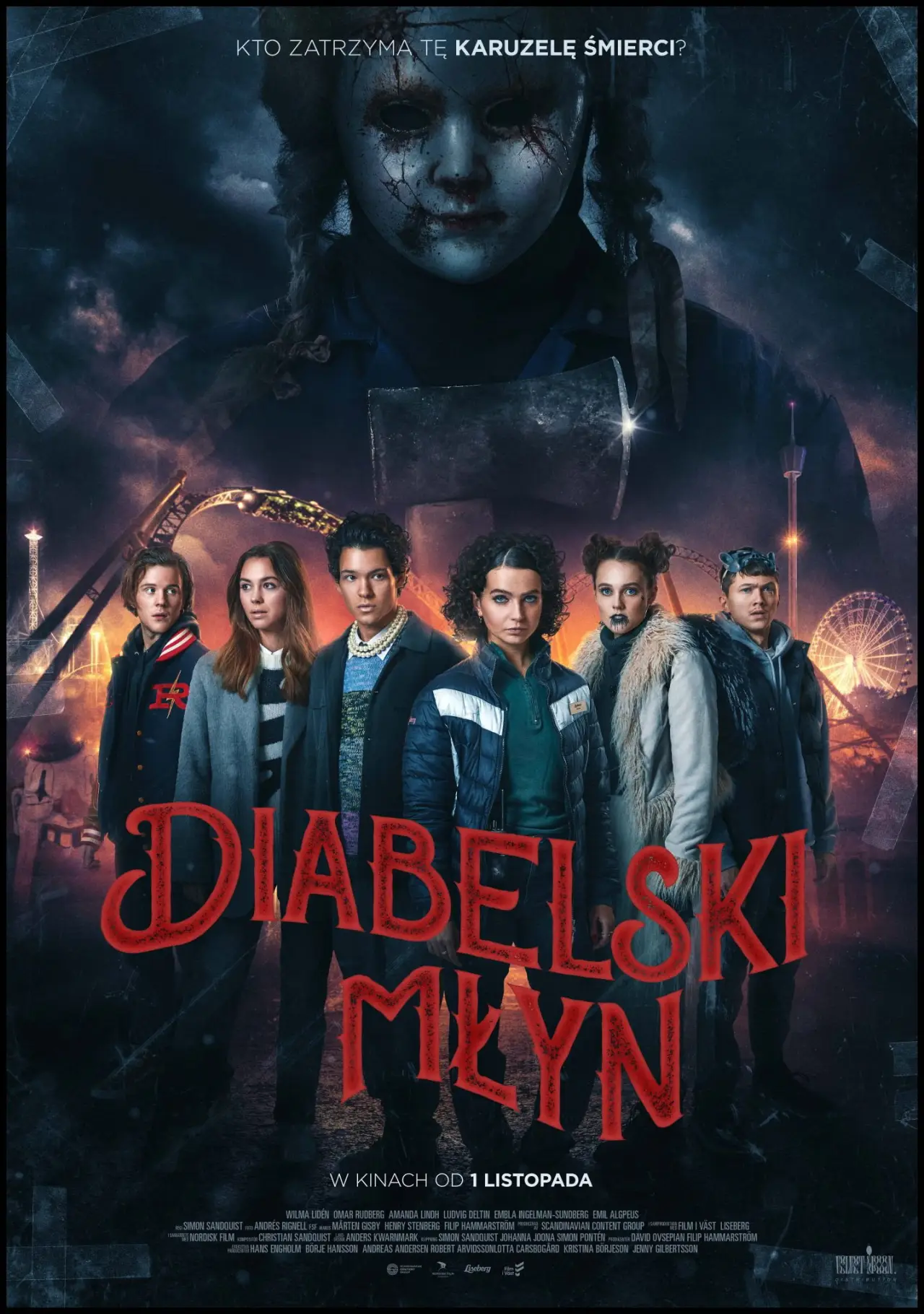Plakat filmowy "Diabelski młyn"