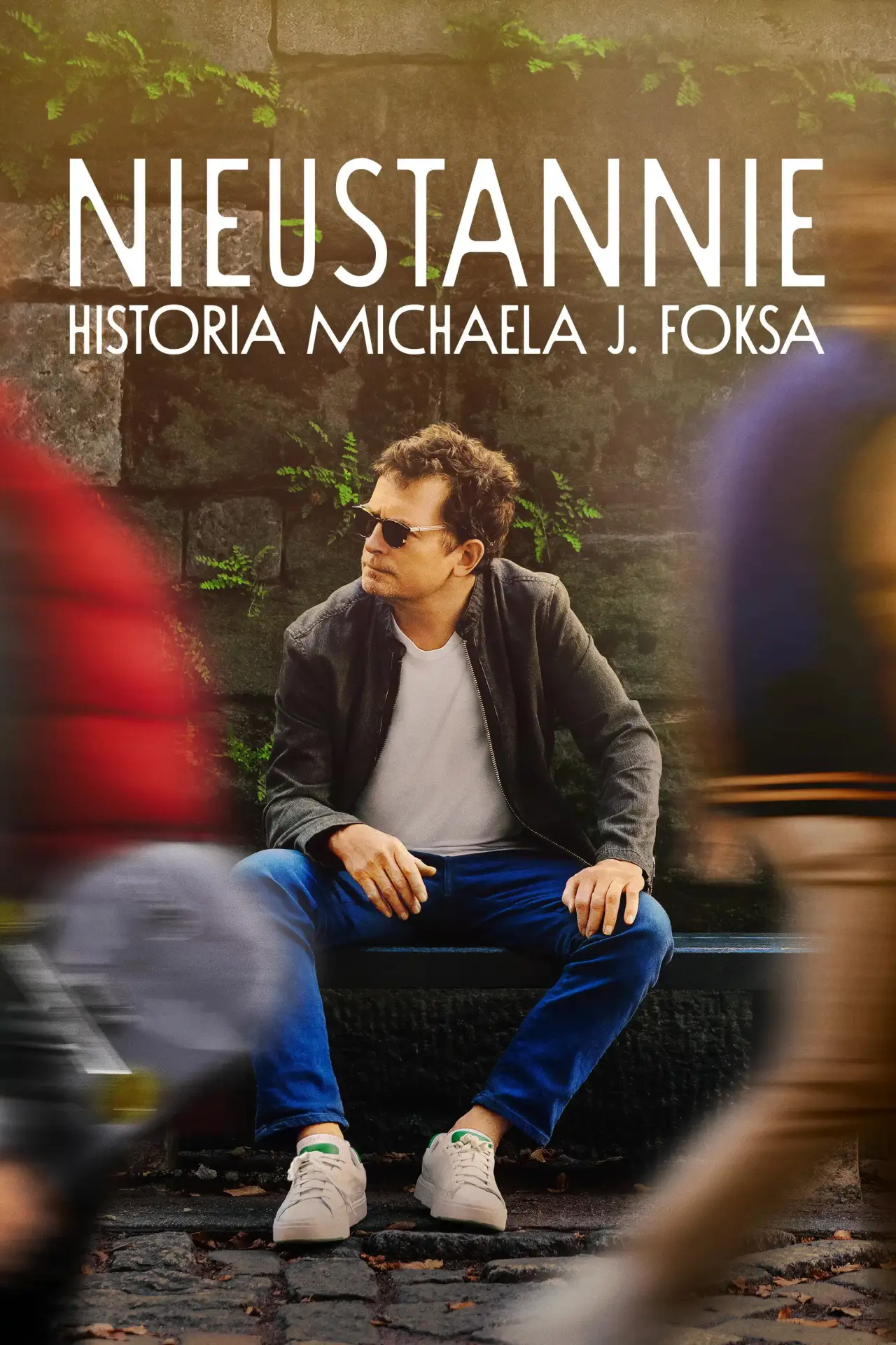 Plakat filmowy "NIEUSTANNIE: historia Michaela J. Foksa"
