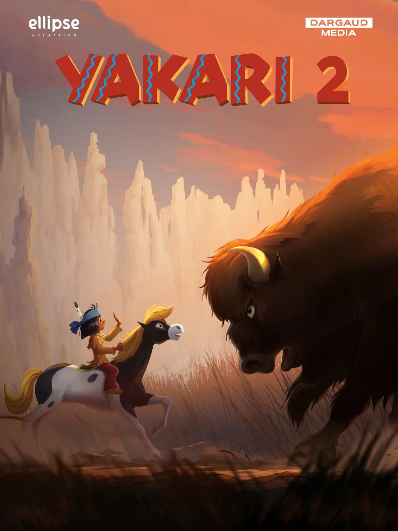 Plakat filmowy "Yakari, cœur de brave"