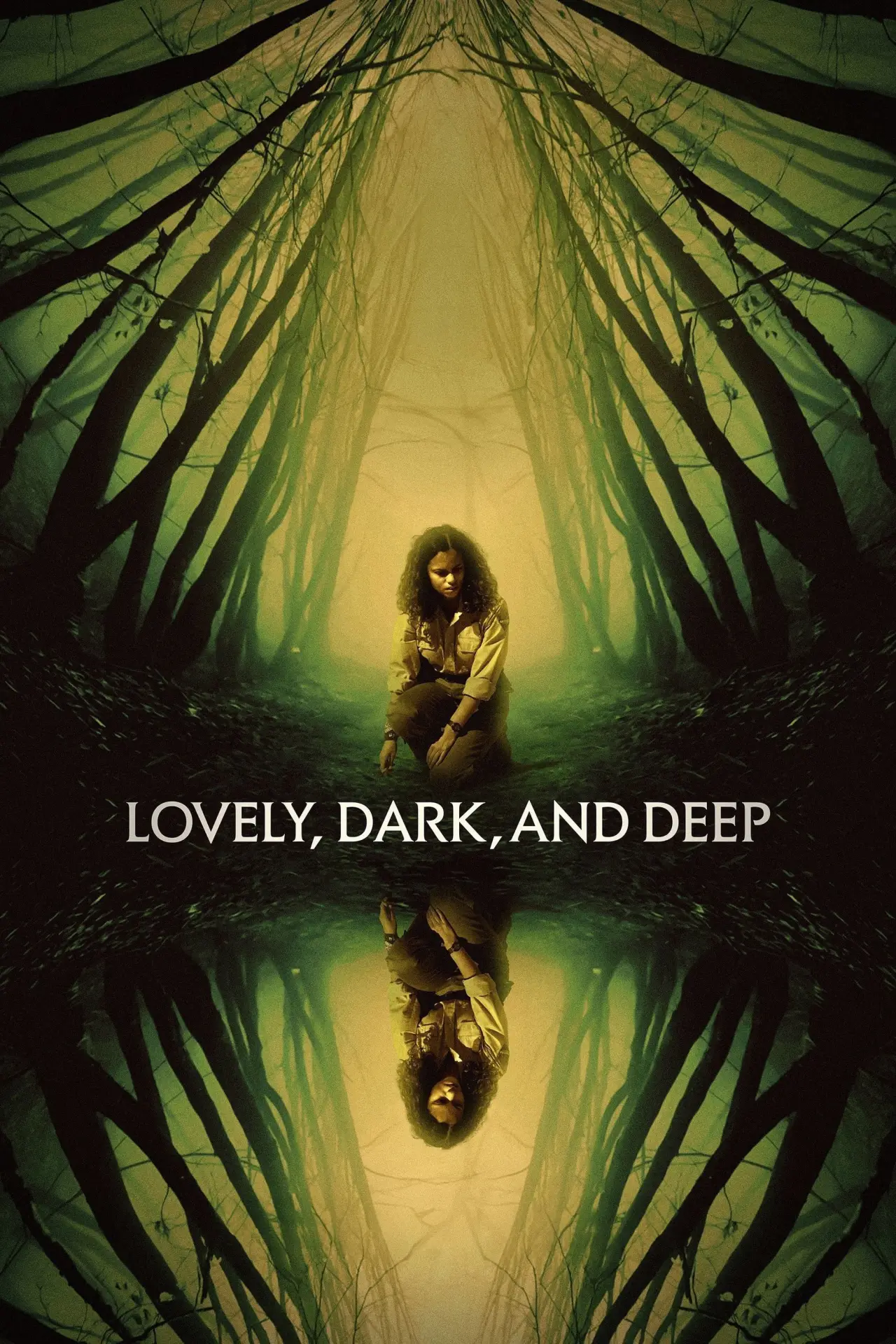 Plakat filmowy "W mrocznym lesie"