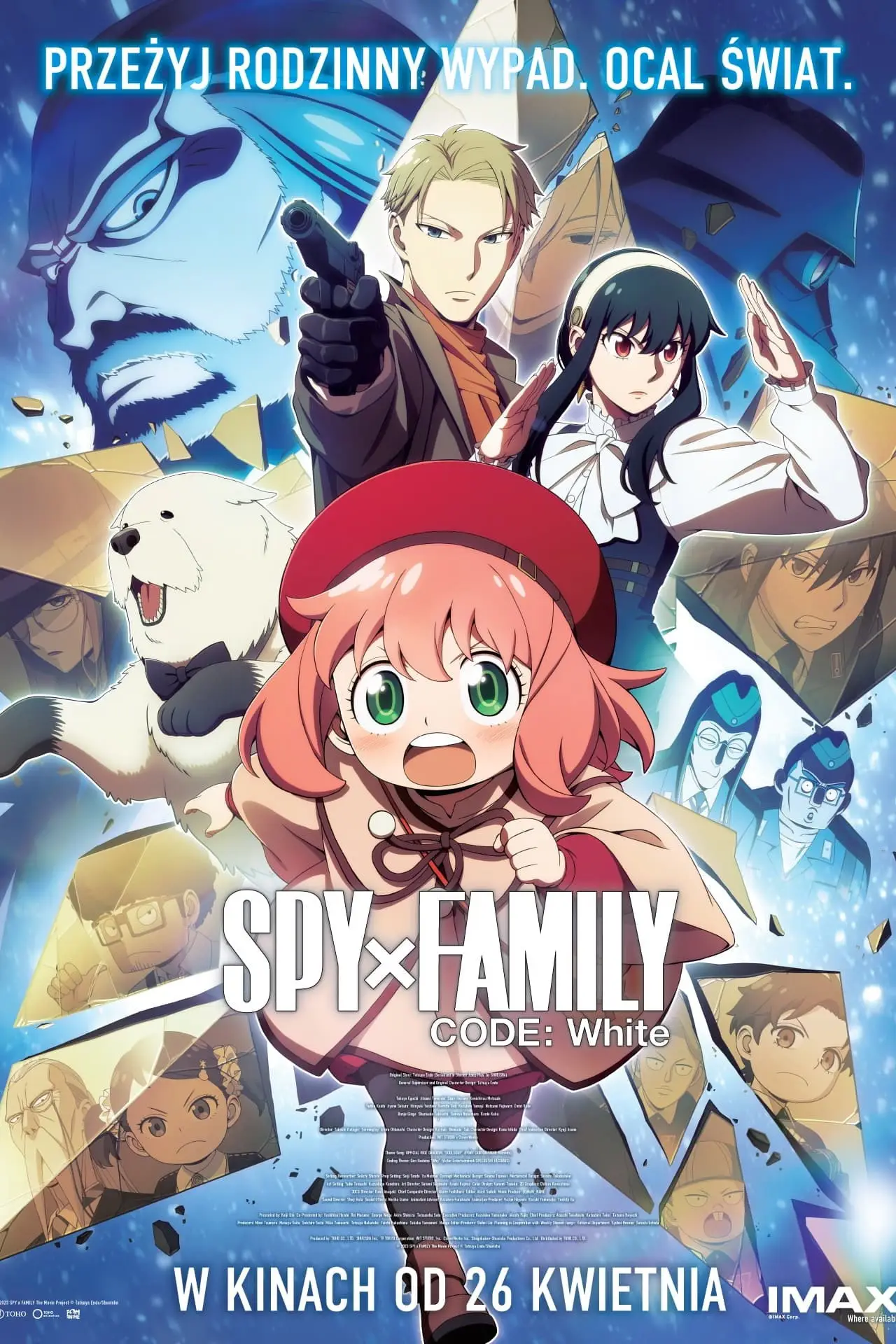 Plakat filmowy "Spy x Family Code: White"