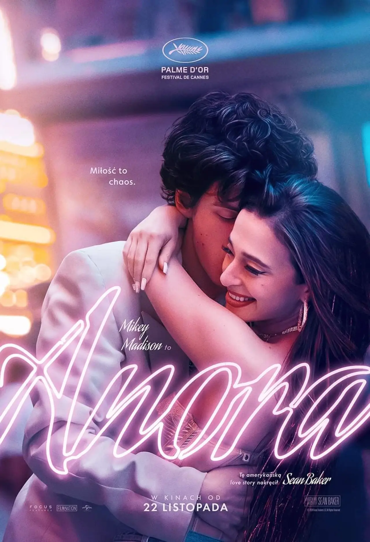 Plakat filmowy "Anora"
