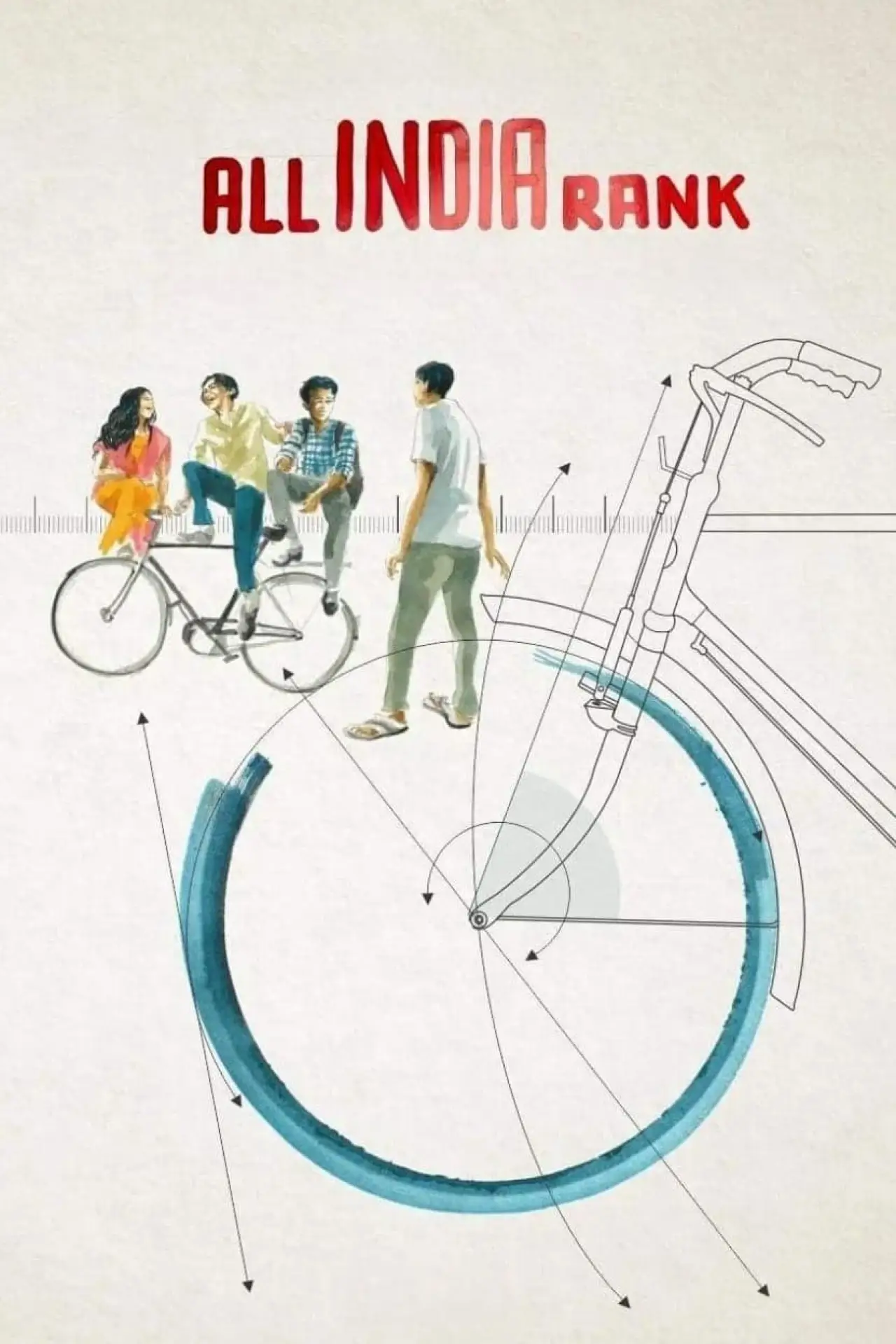 Plakat filmowy "अखिल भारतीय रैंक"