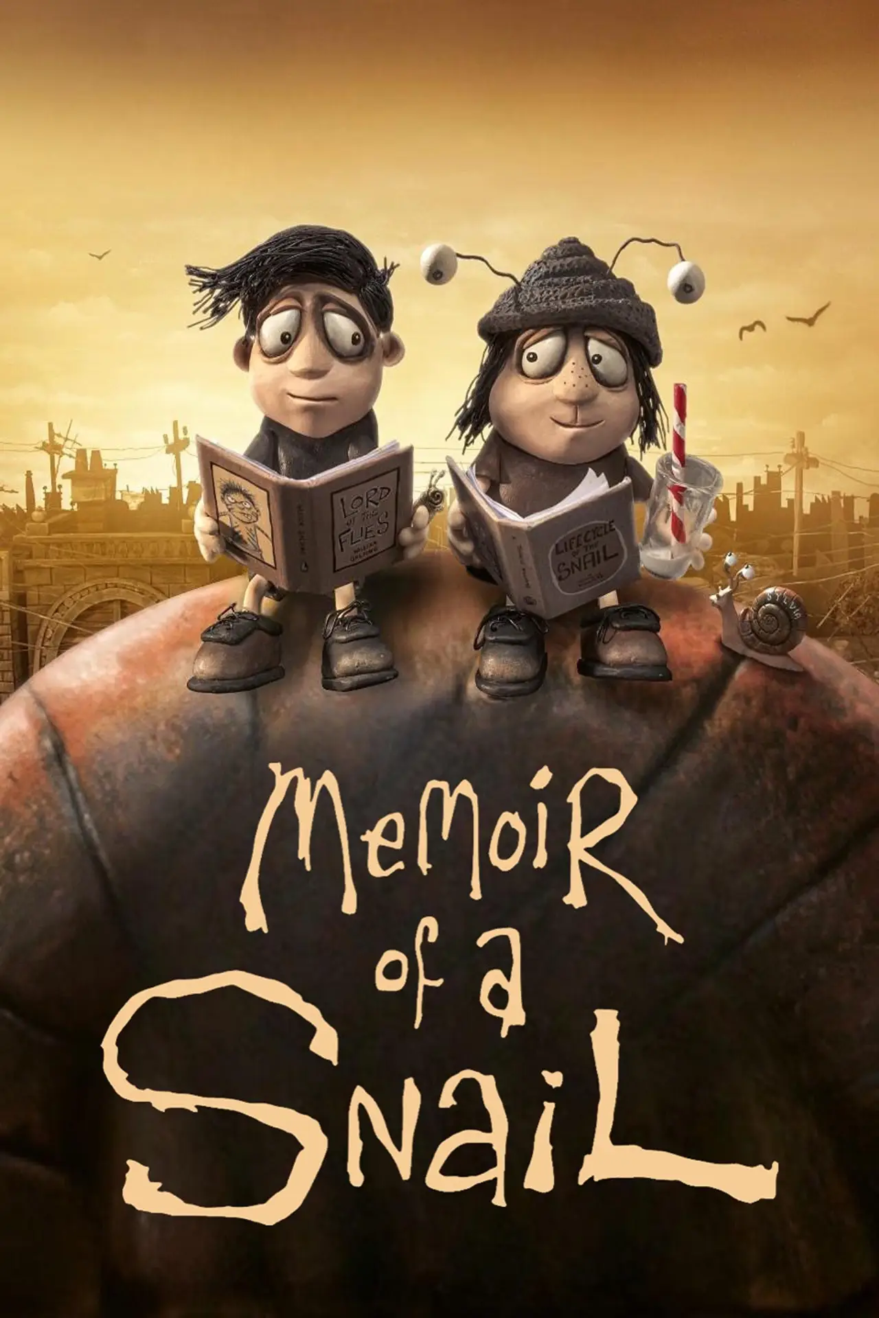 Plakat filmowy "Pamiętnik ślimaka"