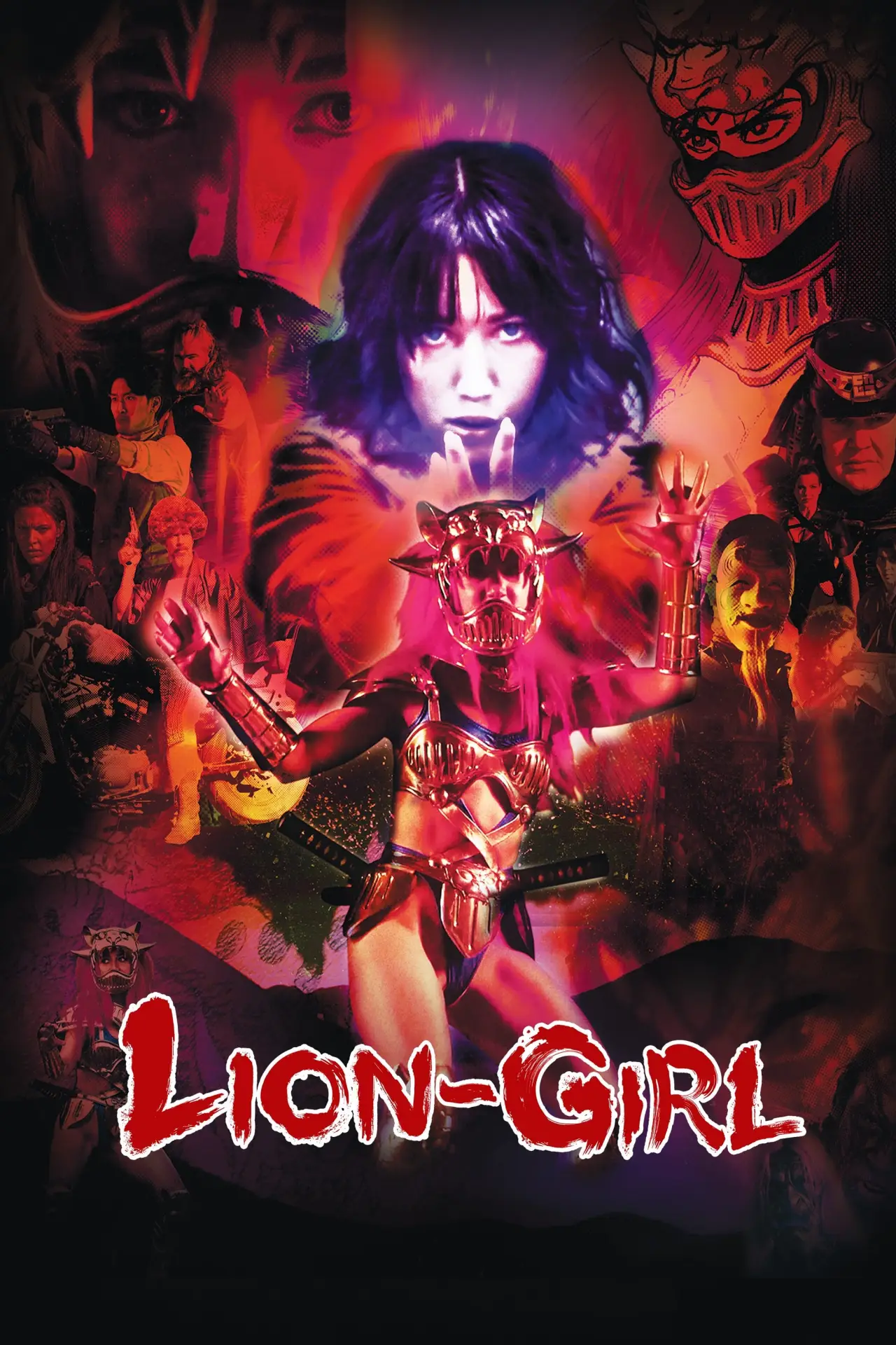 Plakat filmowy "唐獅子仮面"