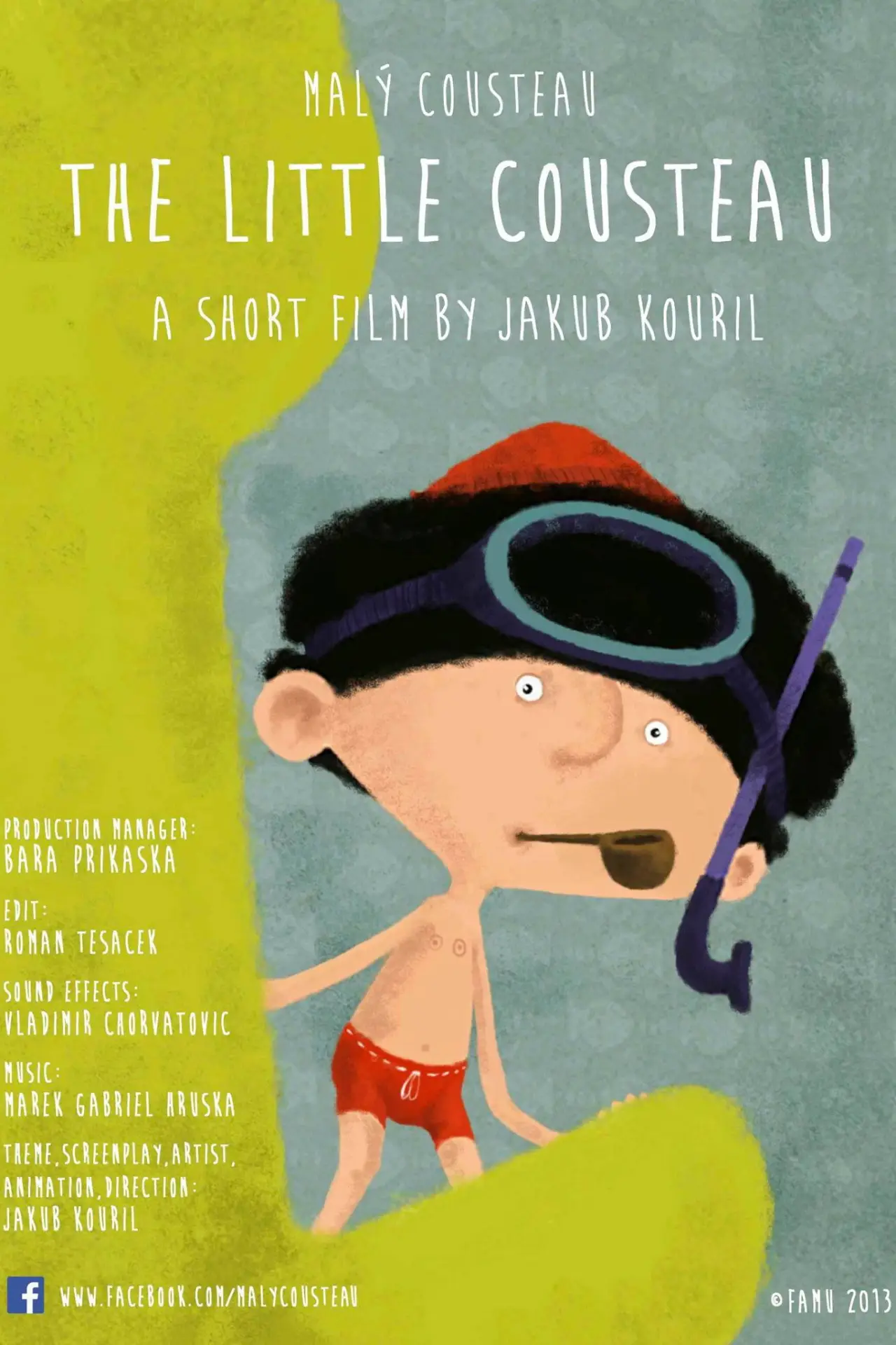 Plakat filmowy "Malý Cousteau"