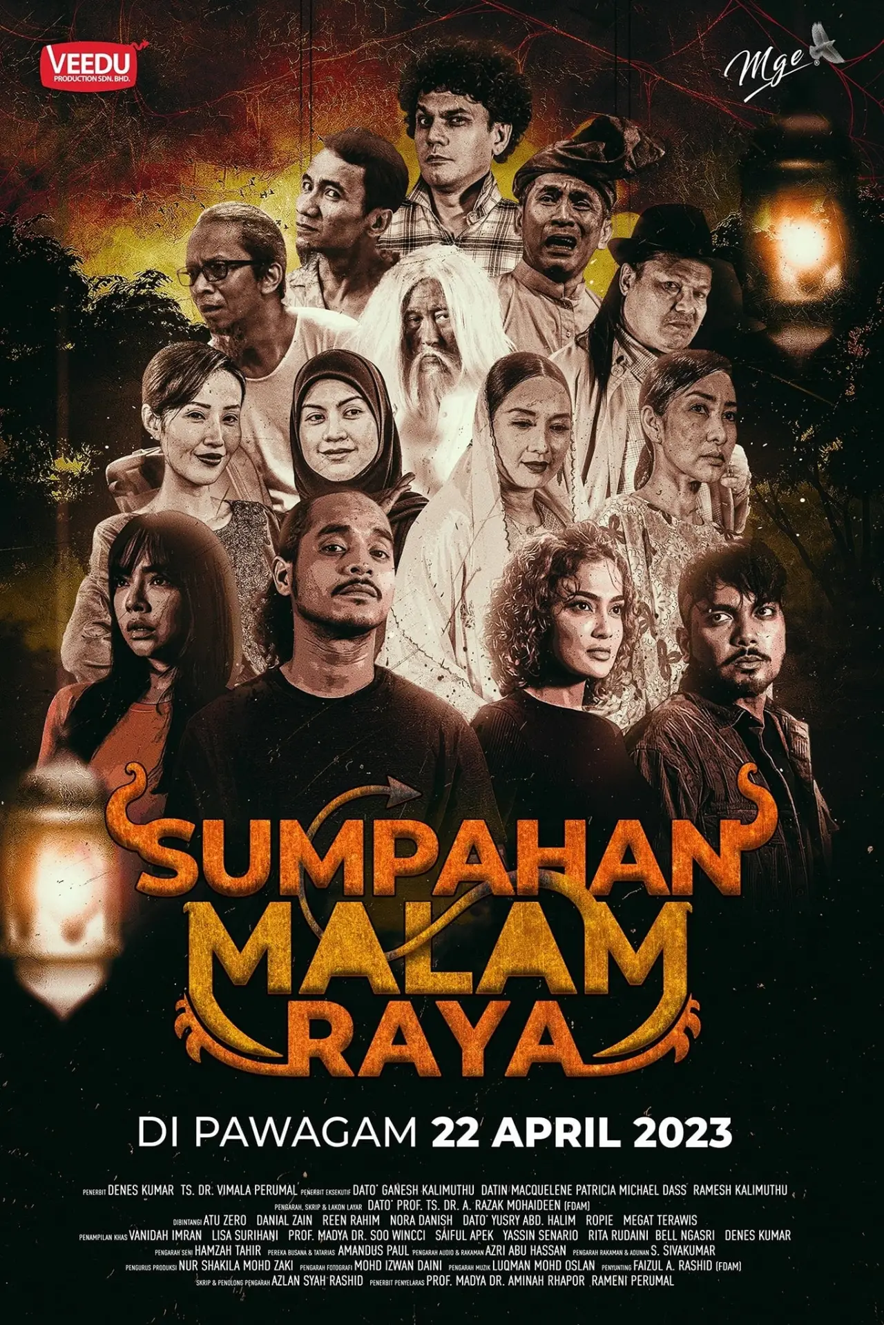 Plakat filmowy "Sumpahan Malam Raya"