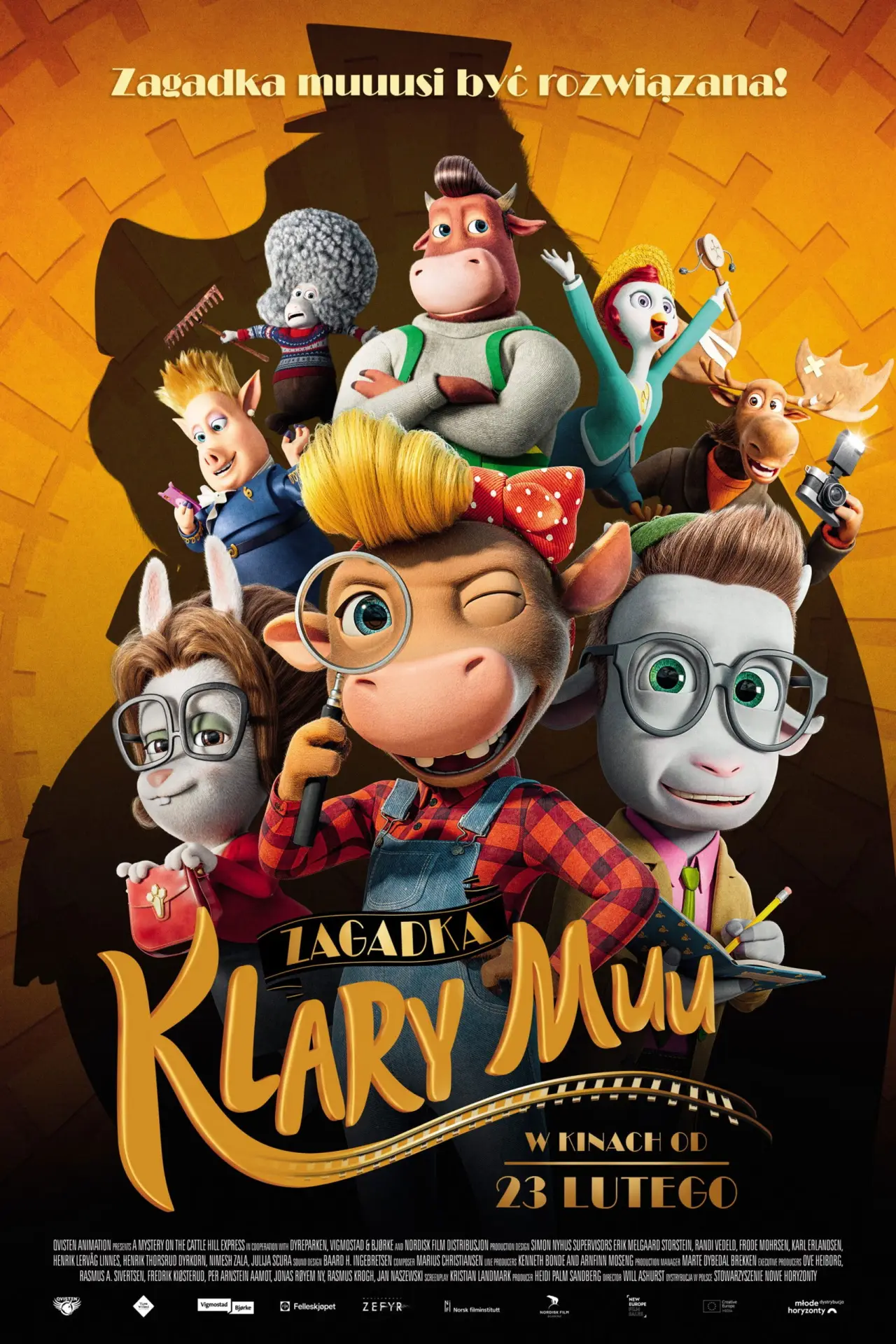 Plakat filmowy "Zagadka Klary Muu"