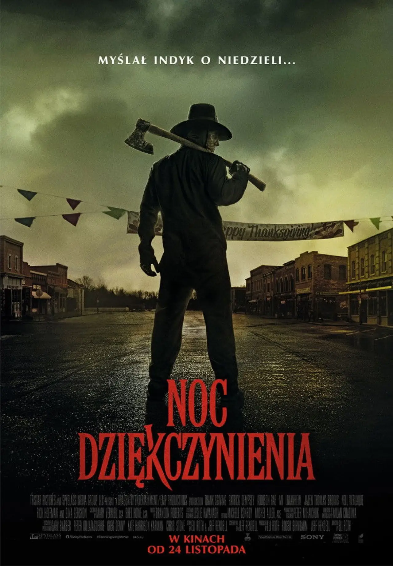 Plakat filmowy "Noc Dziękczynienia"