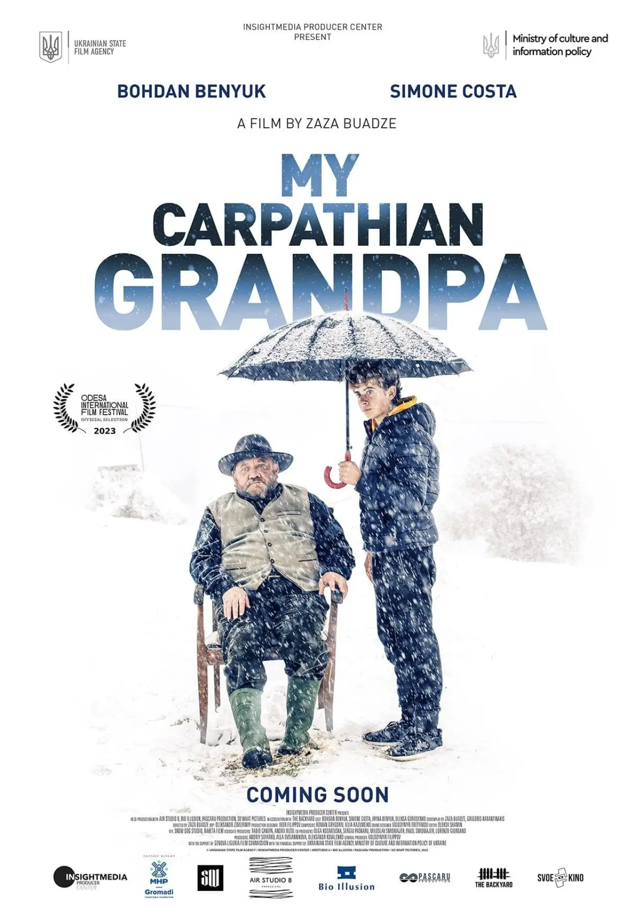 Plakat filmowy "Mój karpacki dziadek"