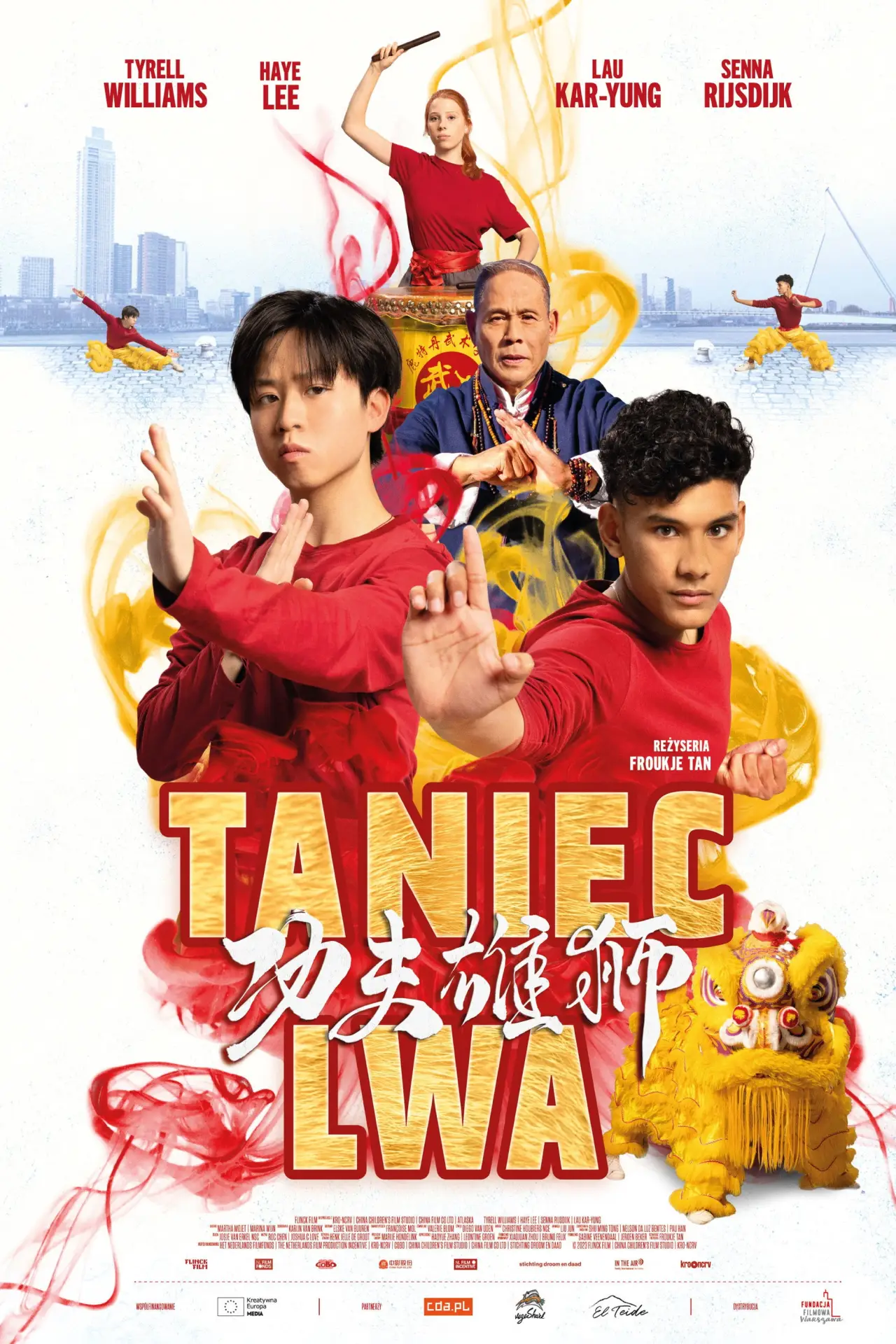 Plakat filmowy "Taniec lwa"