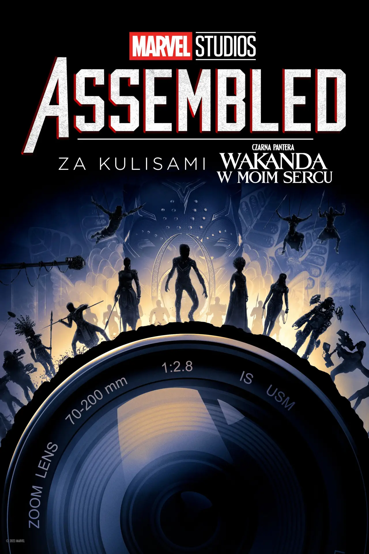 Plakat filmowy "ASSEMBLED: Za kulisami "Czarna Pantera: Wakanda w moim sercu""