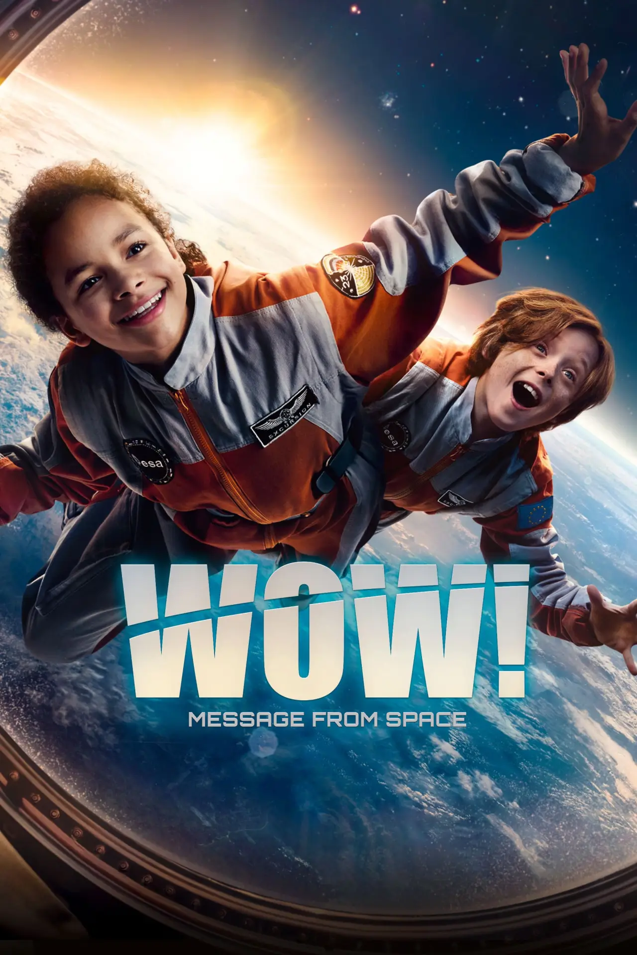 Plakat filmowy "Kosmiczna wiadomość"