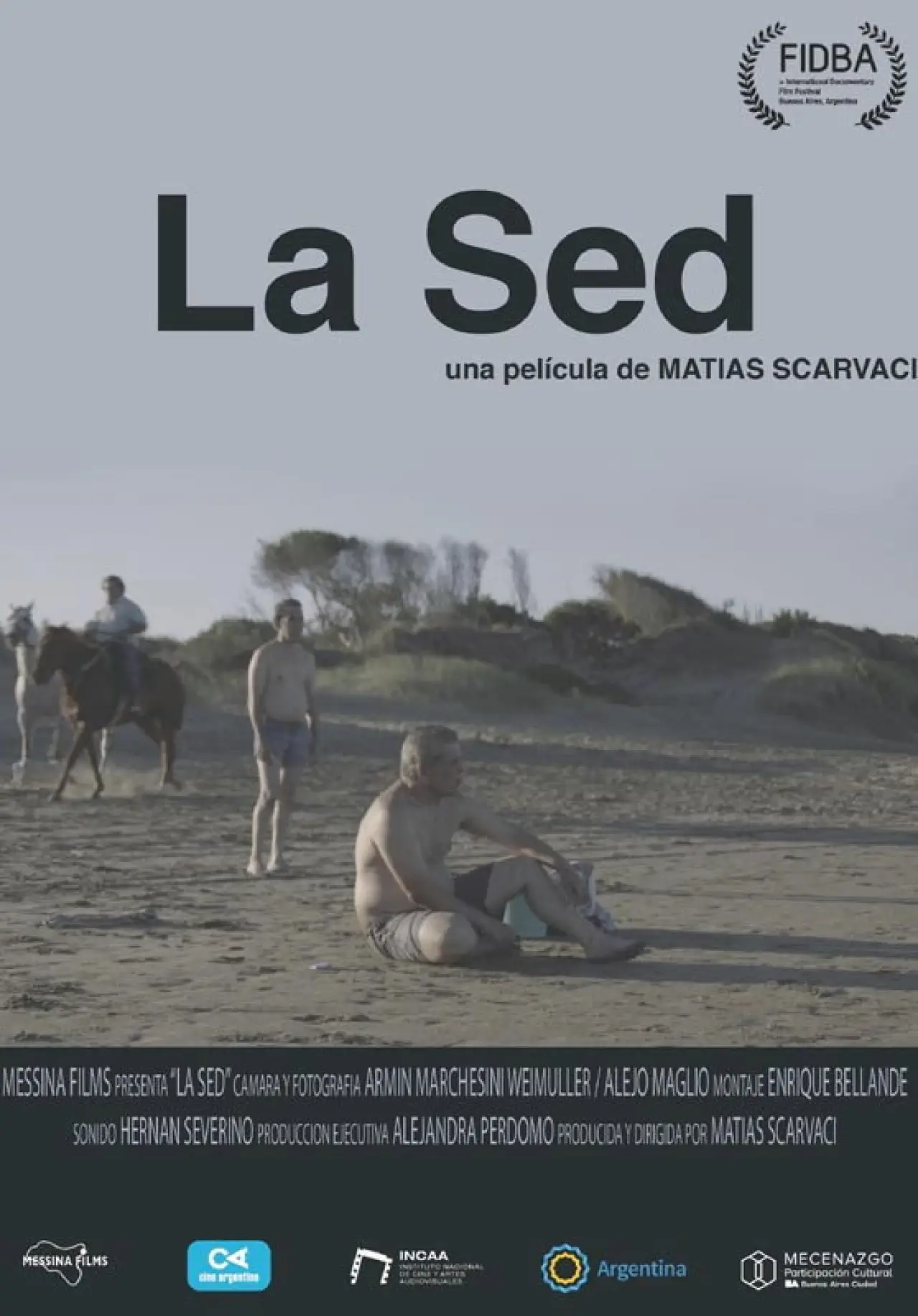 Plakat filmowy "La Sed"