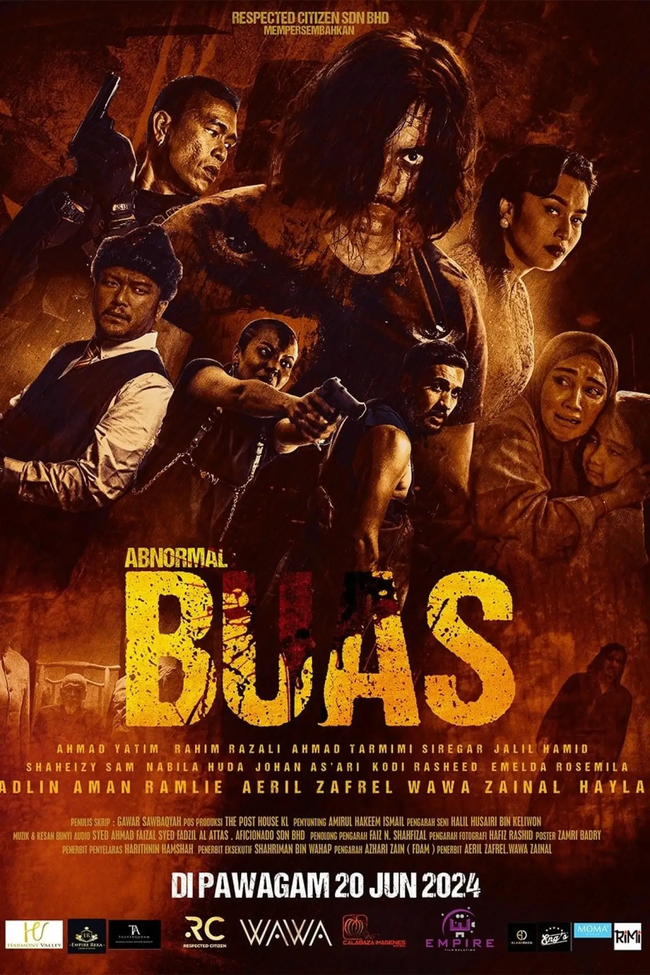 Plakat filmowy "Abnormal: Buas"