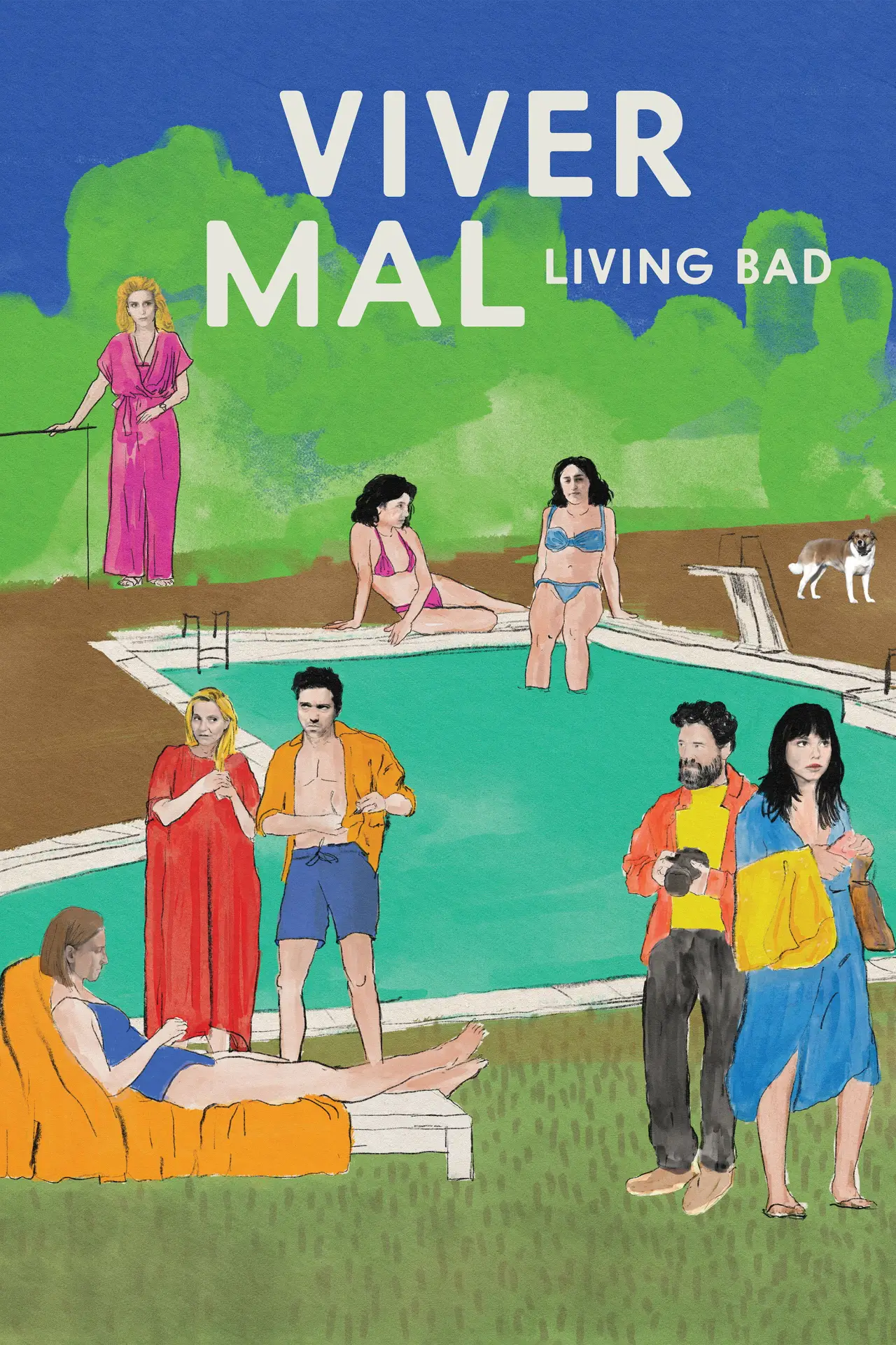 Plakat filmowy "Viver Mal"