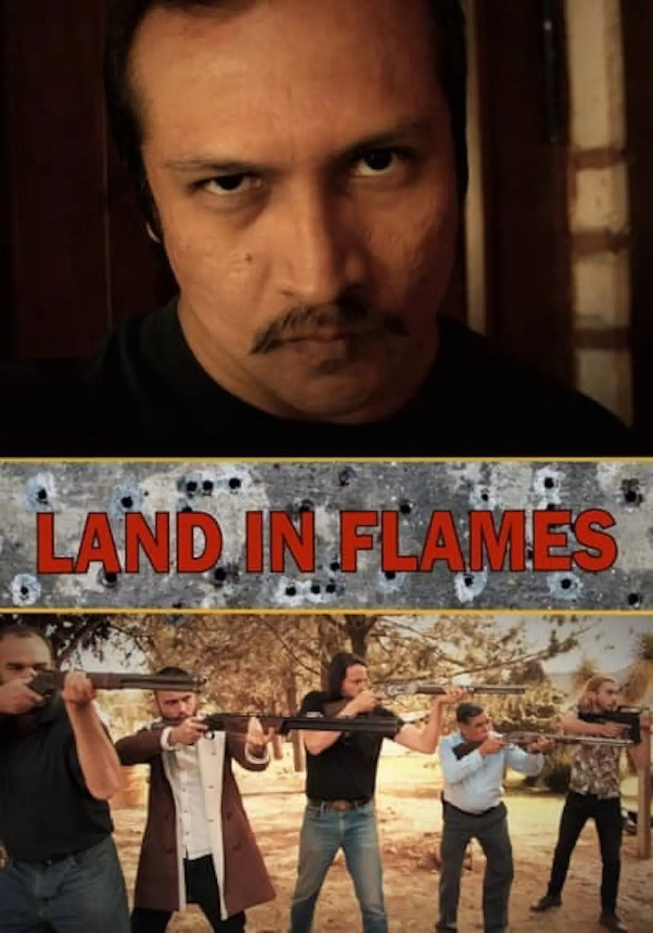 Plakat filmowy "Tierra en llamas"