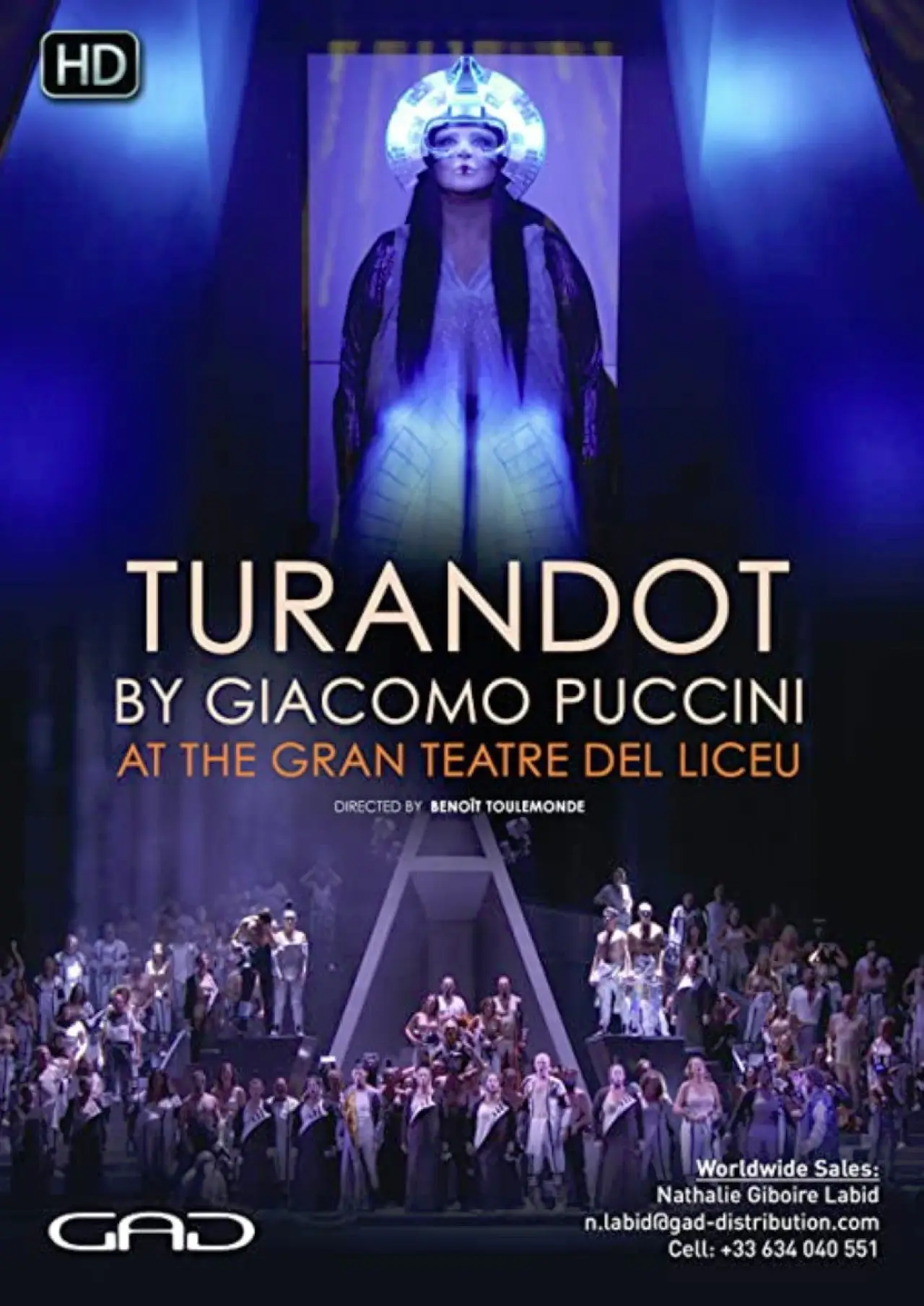 Plakat filmowy "Turandot - Liceu"
