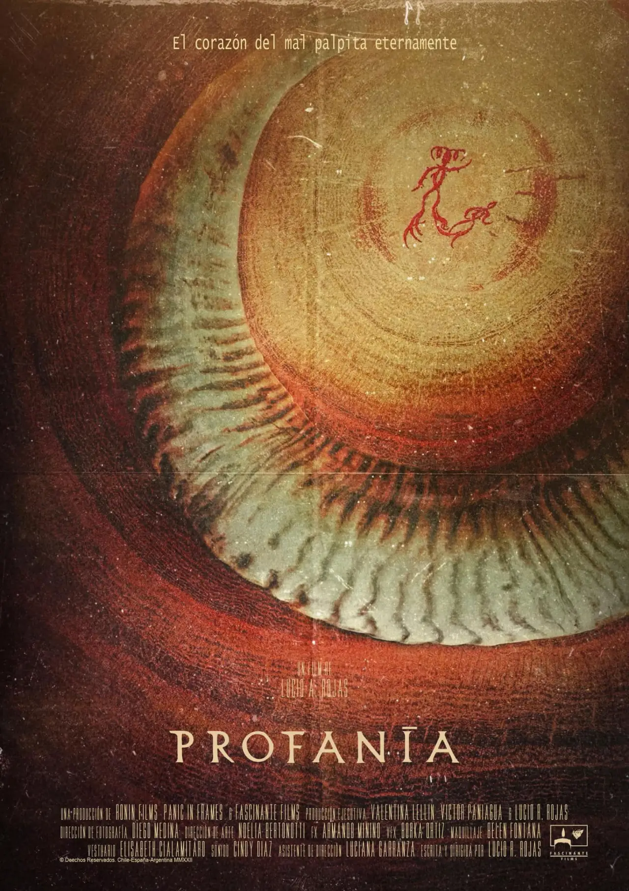 Plakat filmowy "Profanía"