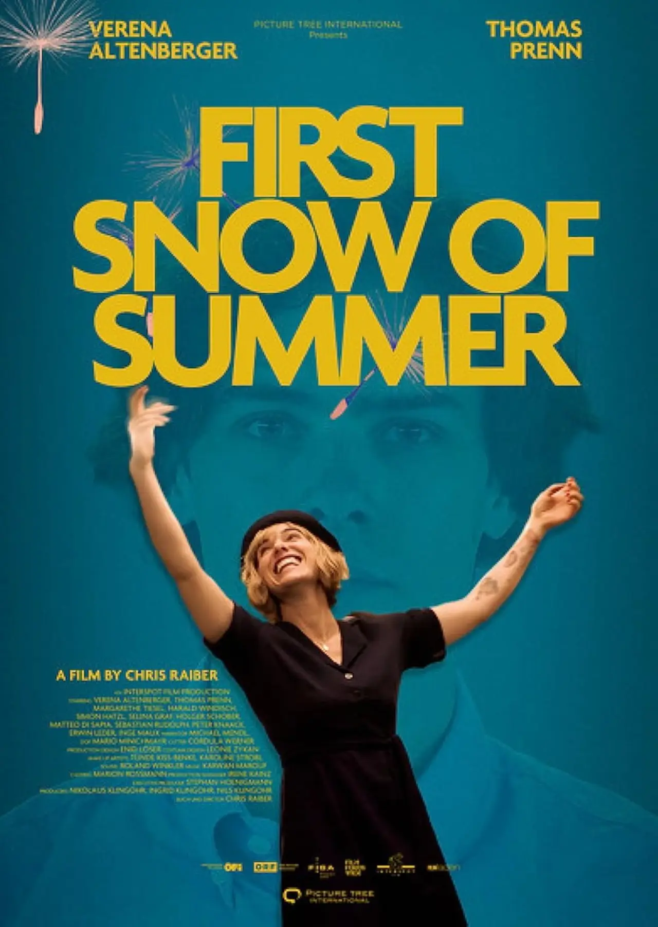 Plakat filmowy "Pierwszy śnieg lata"