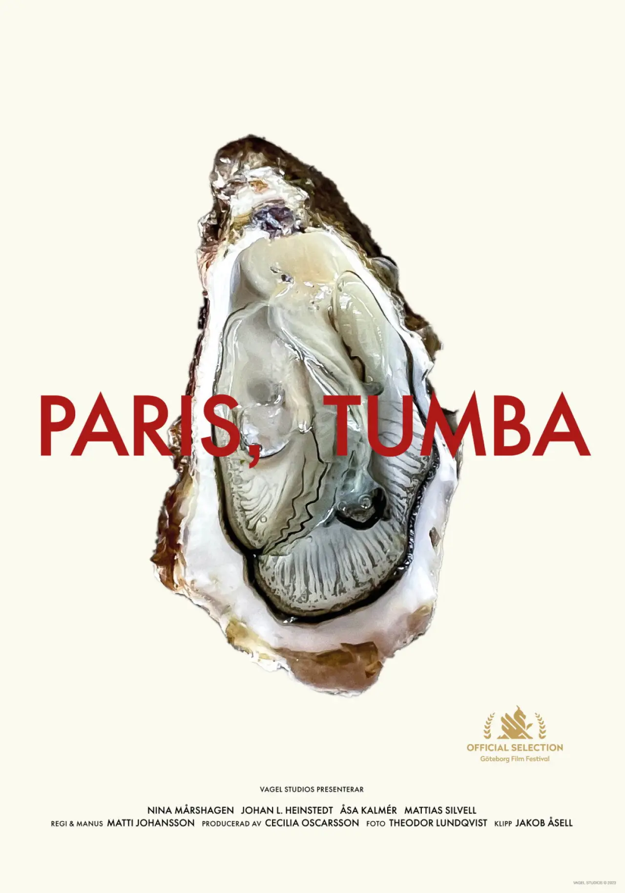 Plakat filmowy "Paris, Tumba"