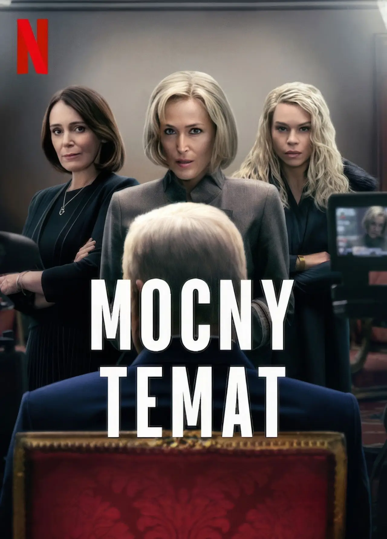 Plakat filmowy "Mocny temat"