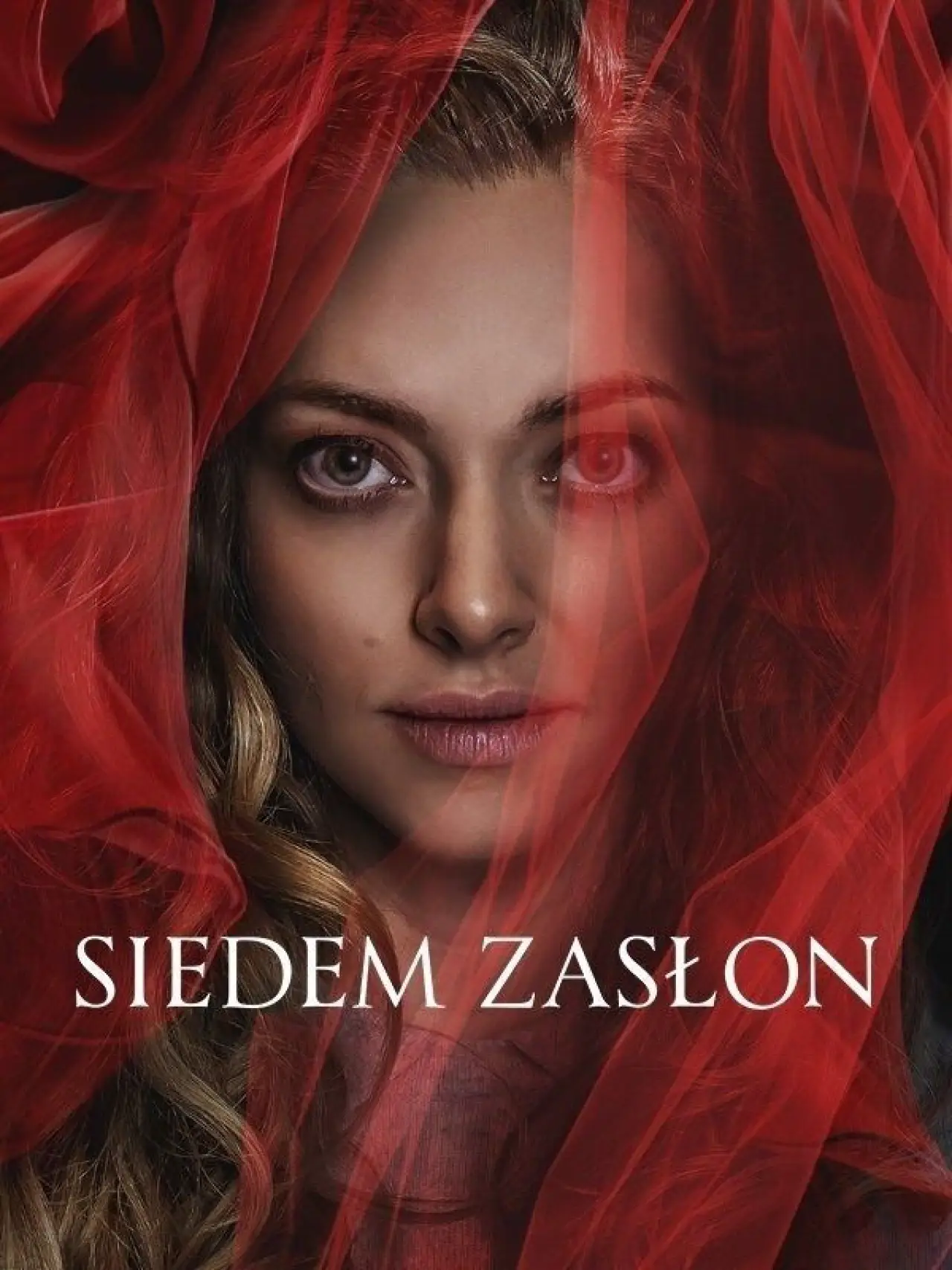 Plakat filmowy "Siedem zasłon"