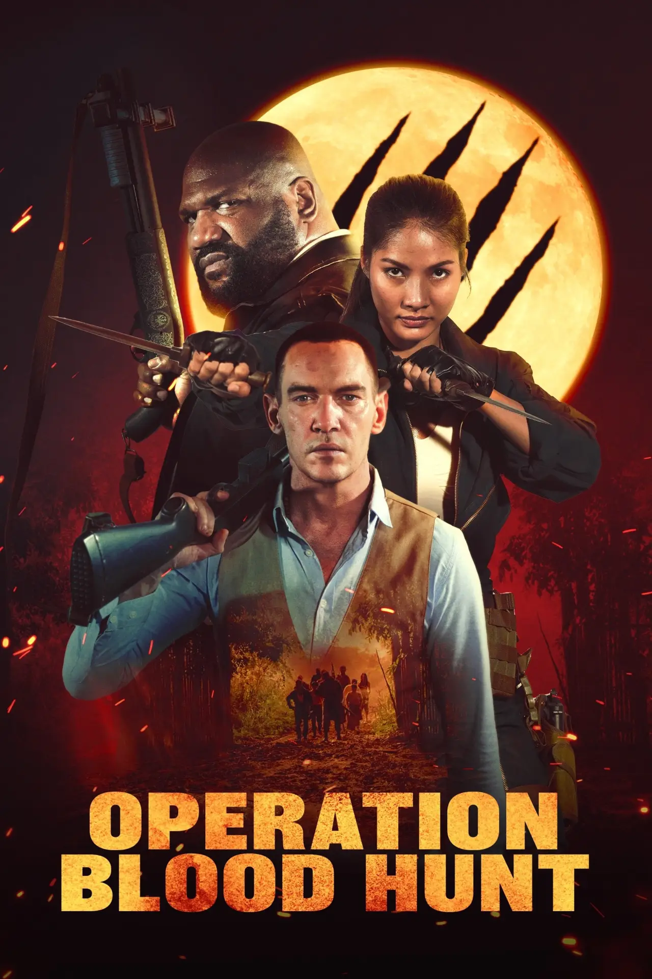 Plakat filmowy "Zaginiony oddział"