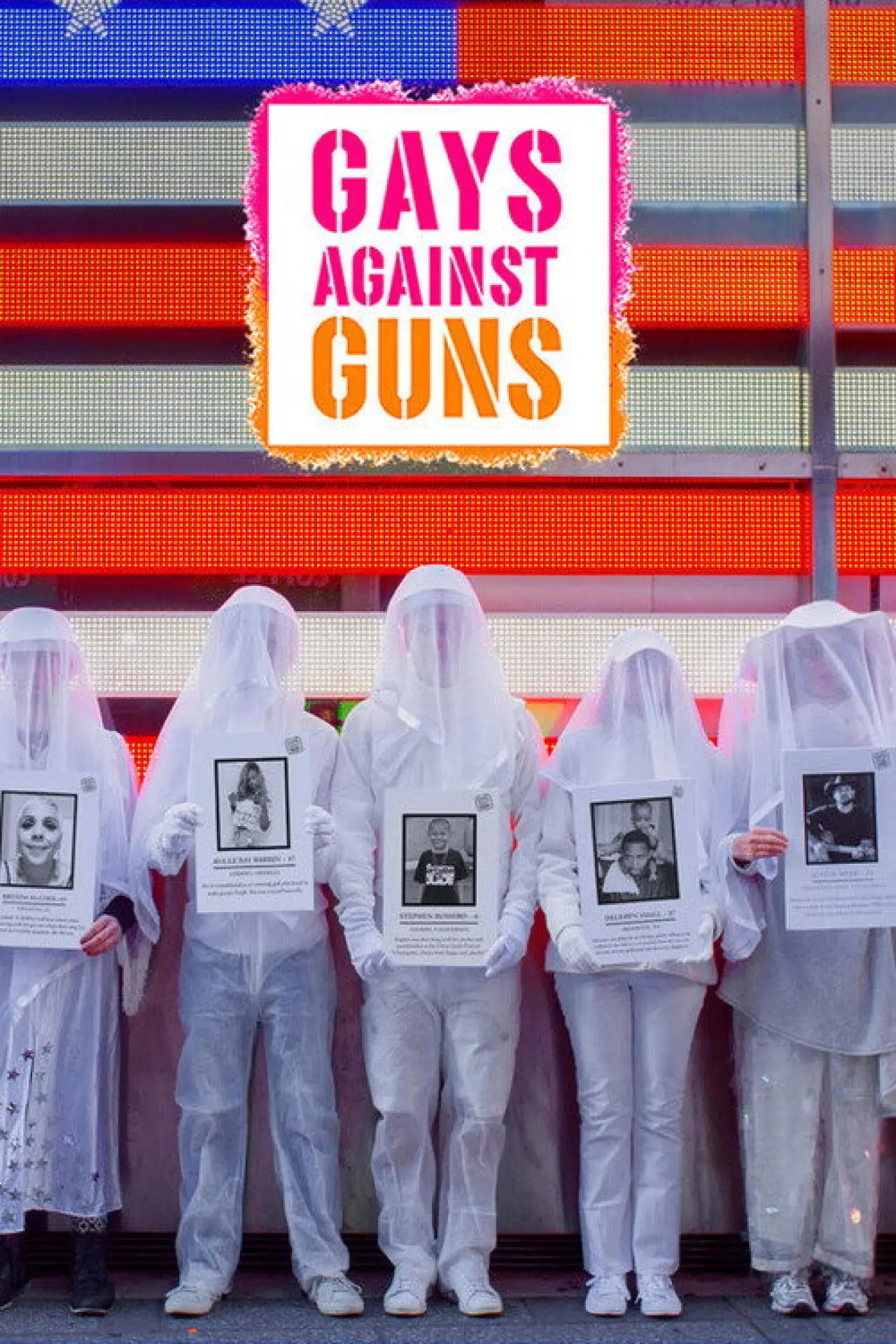 Plakat filmowy "Gays Against Guns"