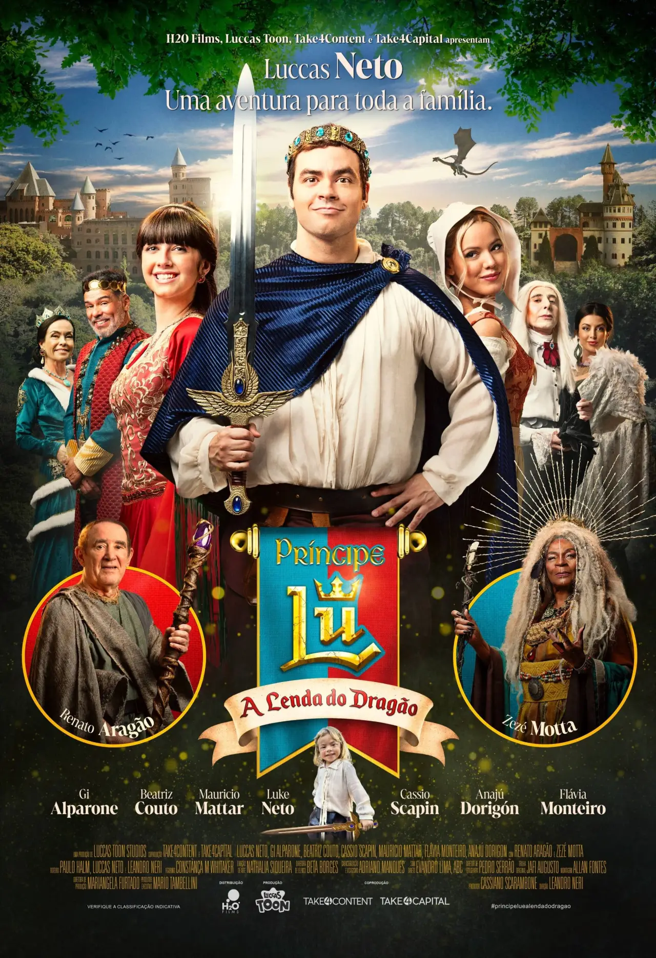 Plakat filmowy "Príncipe Lu e a Lenda do Dragão"